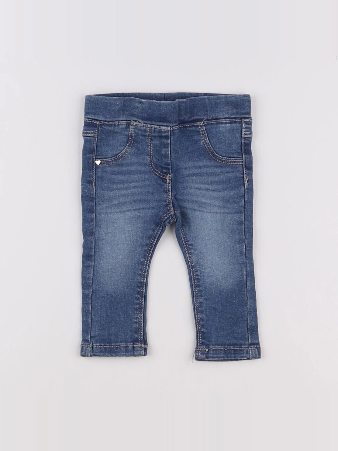 Tape à l'oeil - jegging bleu - 6 mois