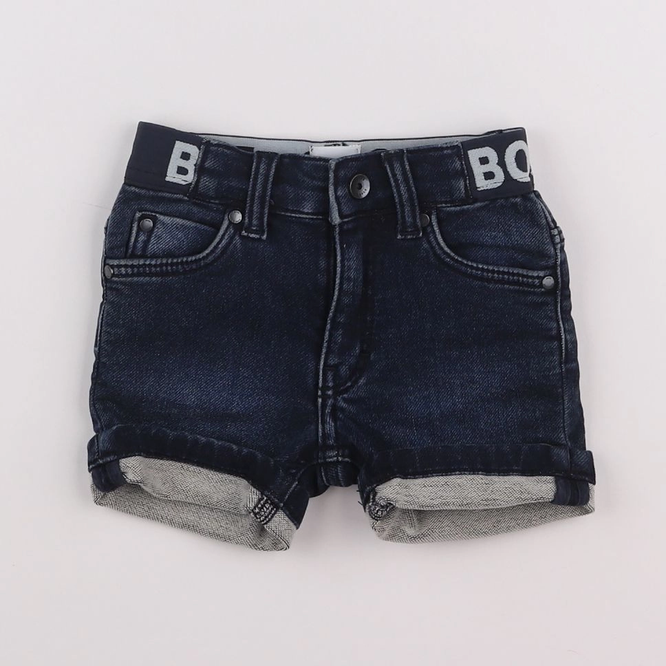 Hugo Boss - short bleu - 9 mois