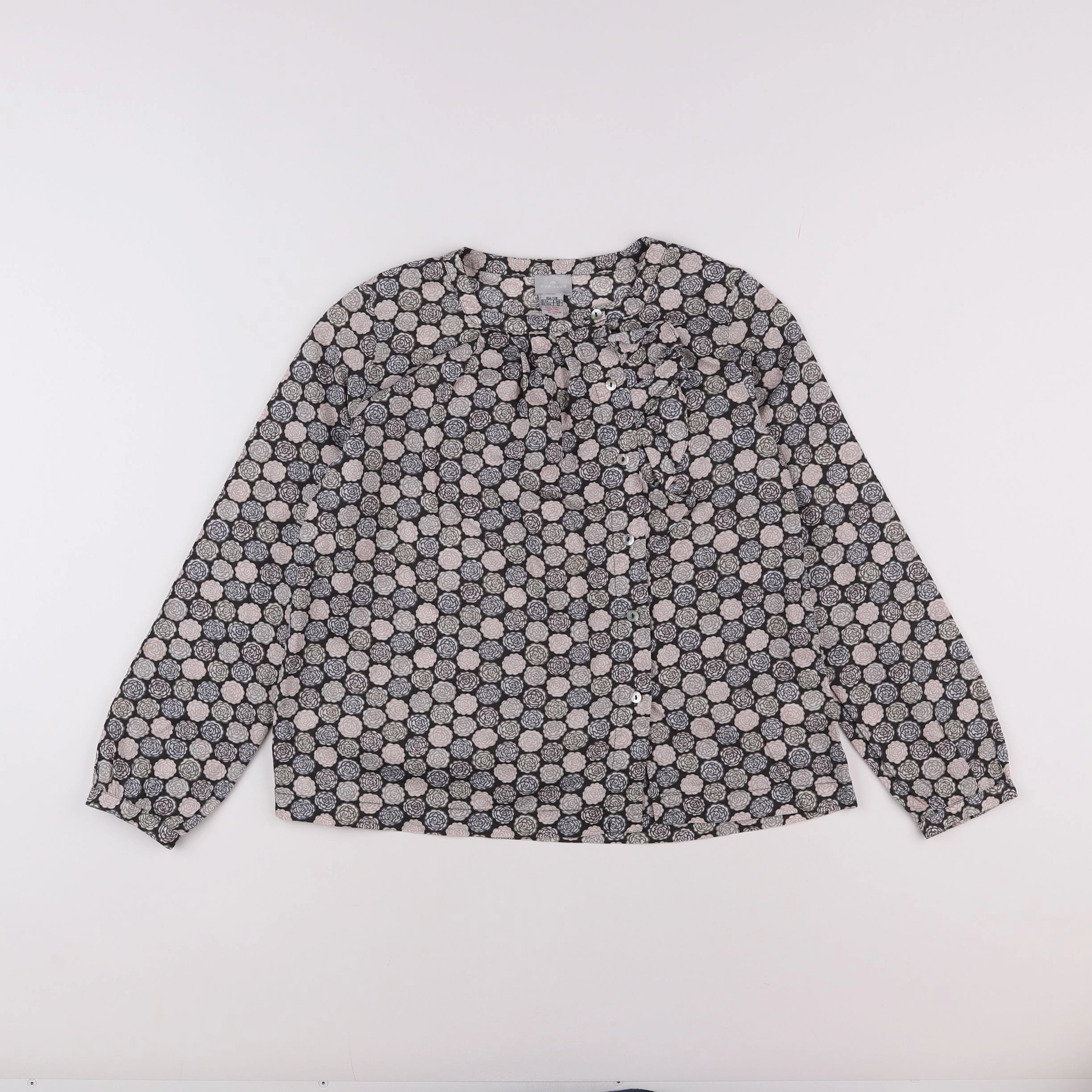 Cyrillus - blouse gris - 10 ans