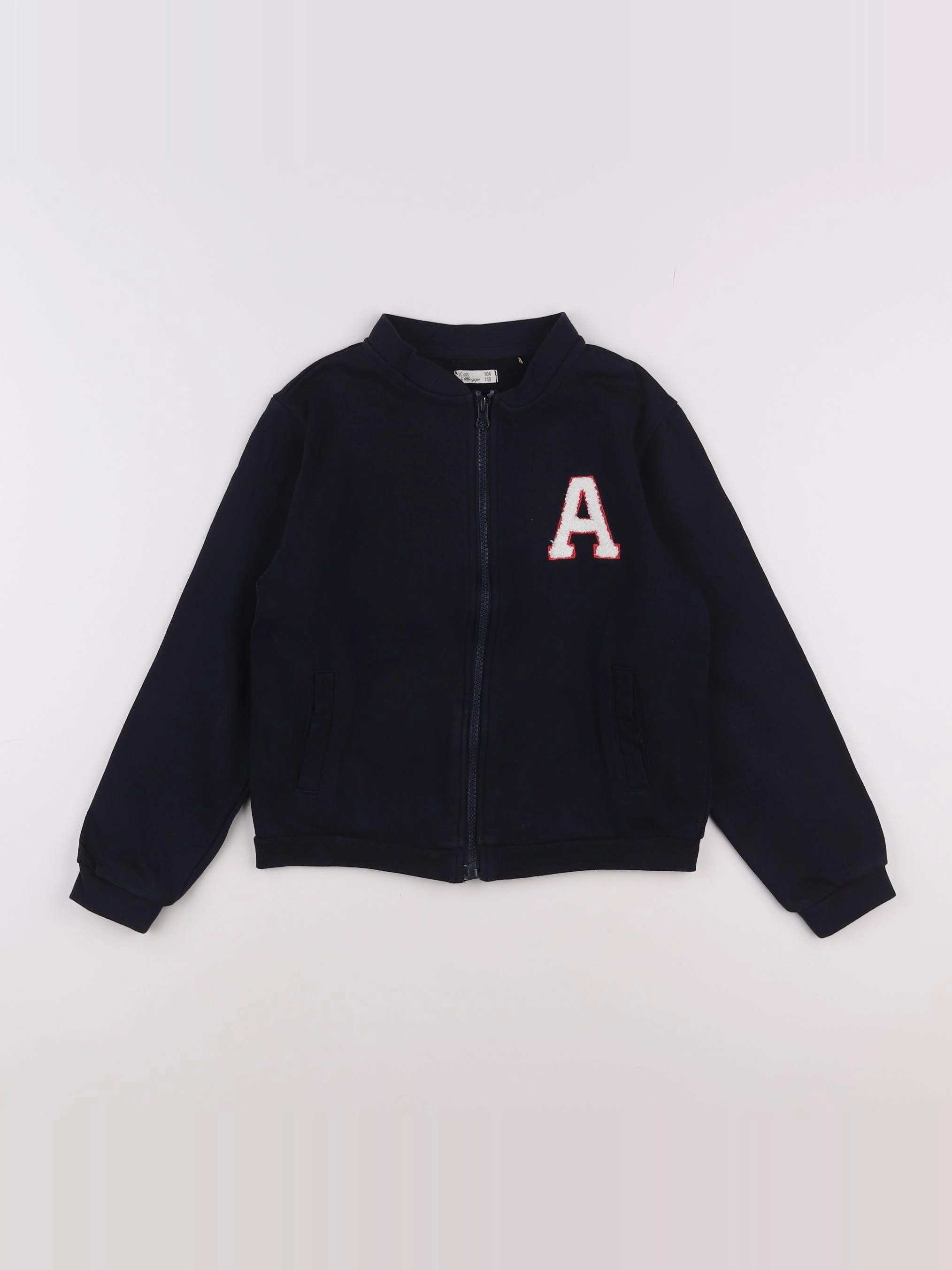 Little Cigogne - sweat bleu - 10 ans