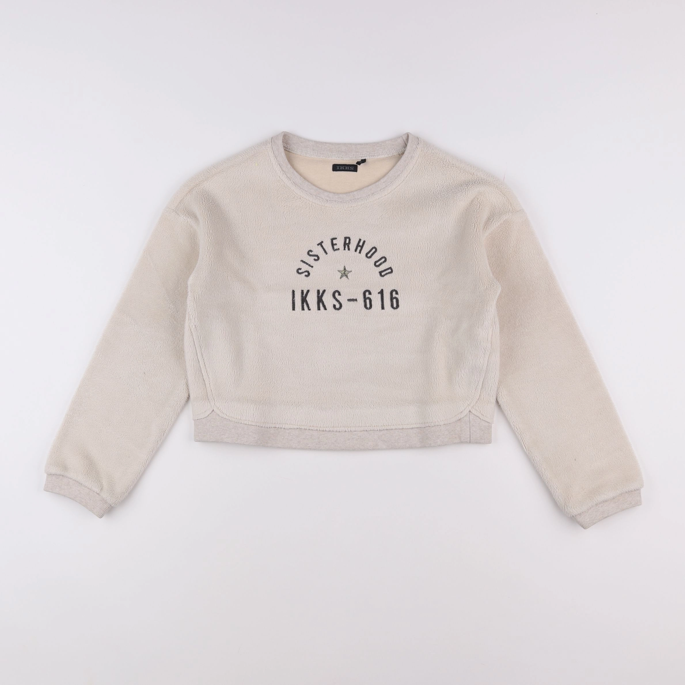 IKKS - sweat beige - 10 ans