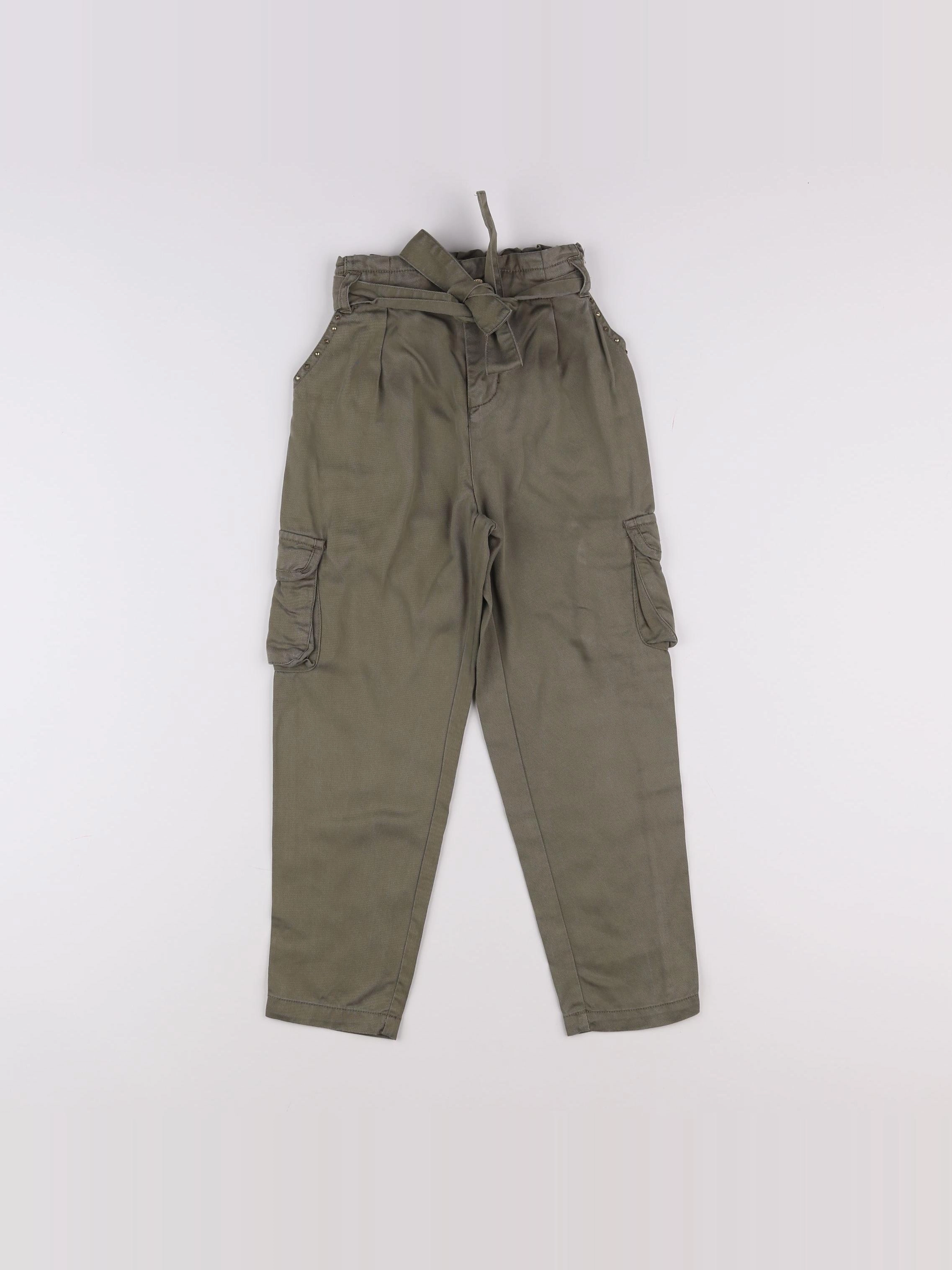 IKKS - pantalon vert - 8 ans