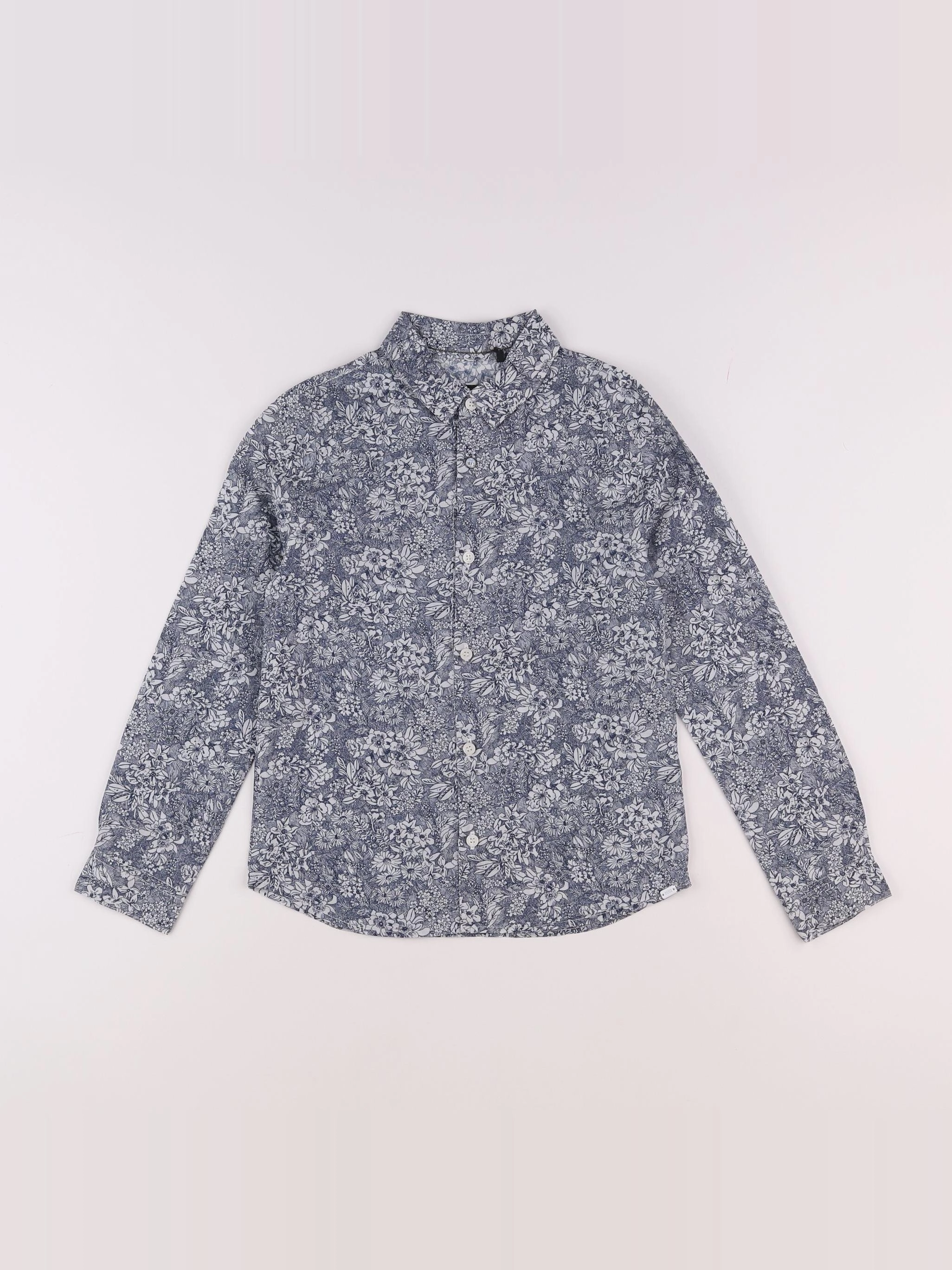 IKKS - chemise bleu - 8 ans