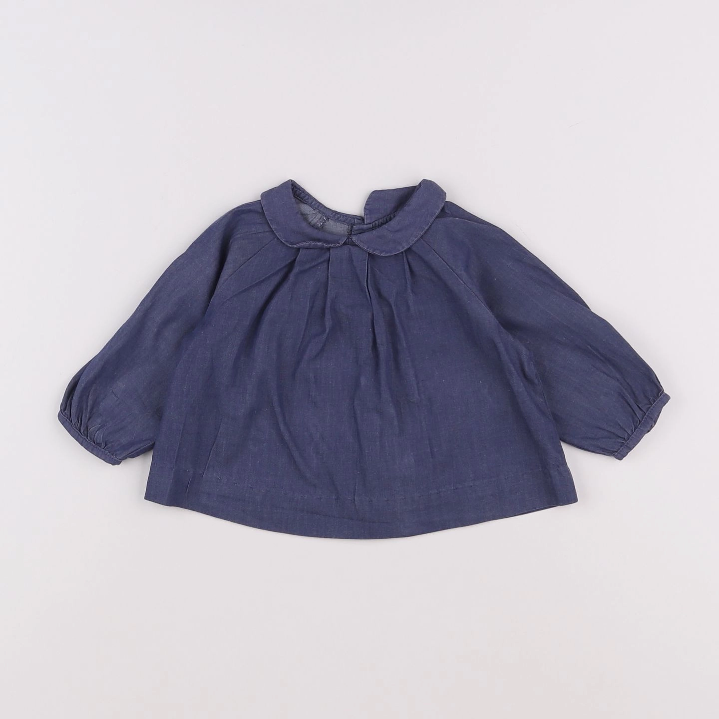 Jacadi - blouse bleu - 6 mois