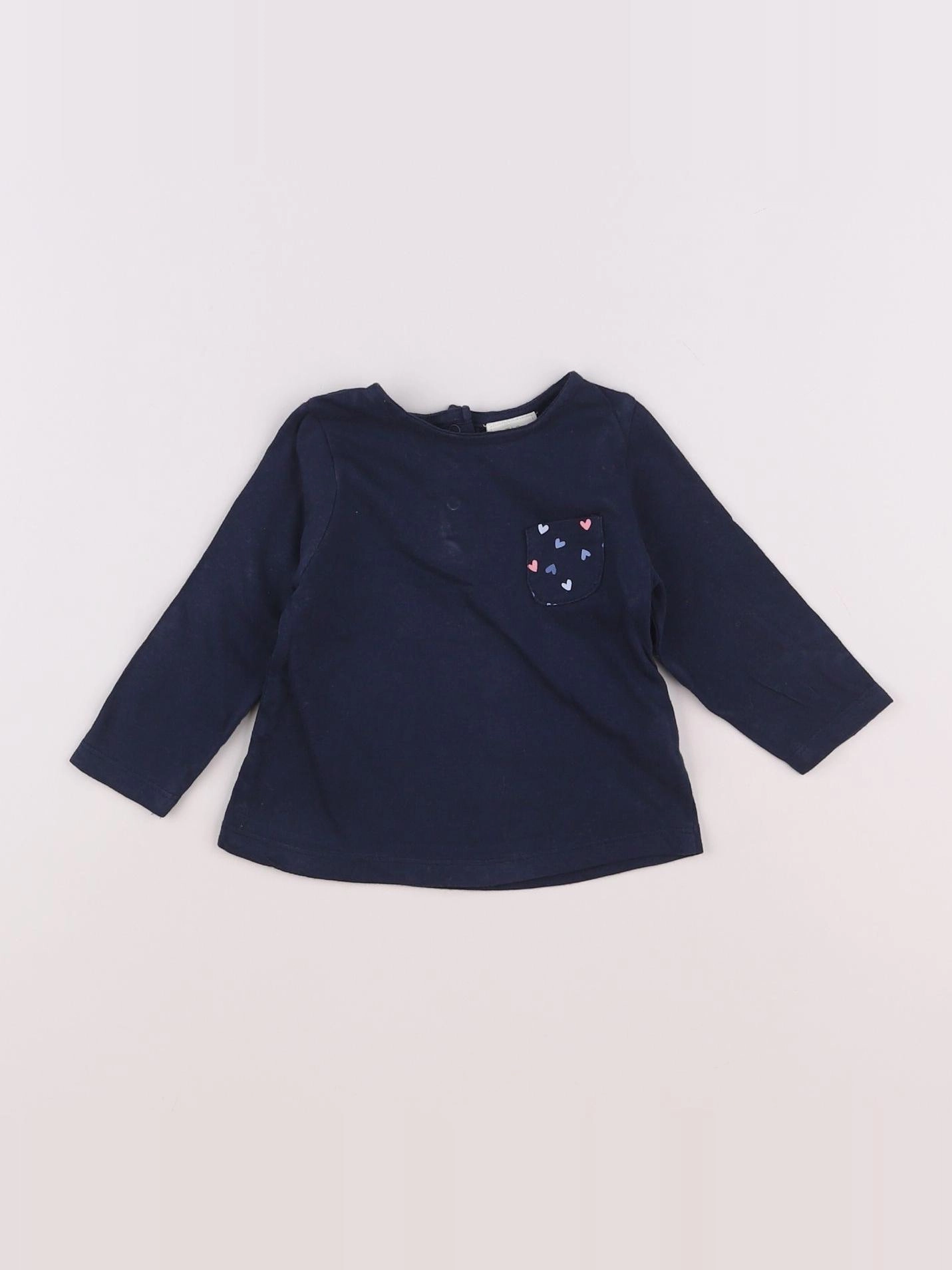 Tape à l'oeil - tee-shirt bleu - 6 mois