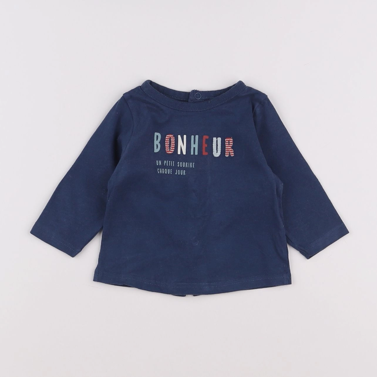 Tape à l'oeil - tee-shirt bleu - 3 mois