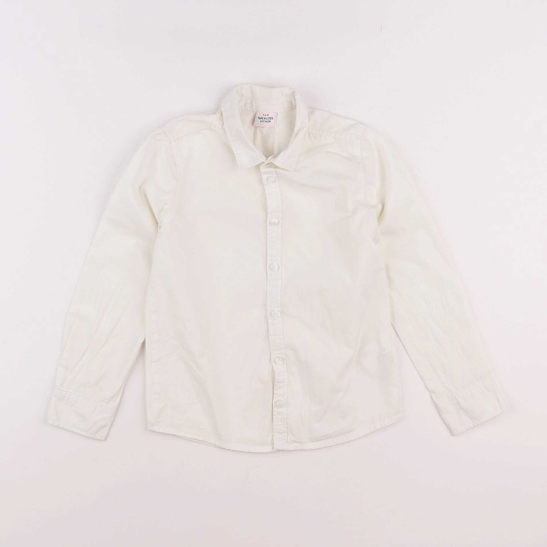 Tape à l'oeil - chemise blanc - 6 ans