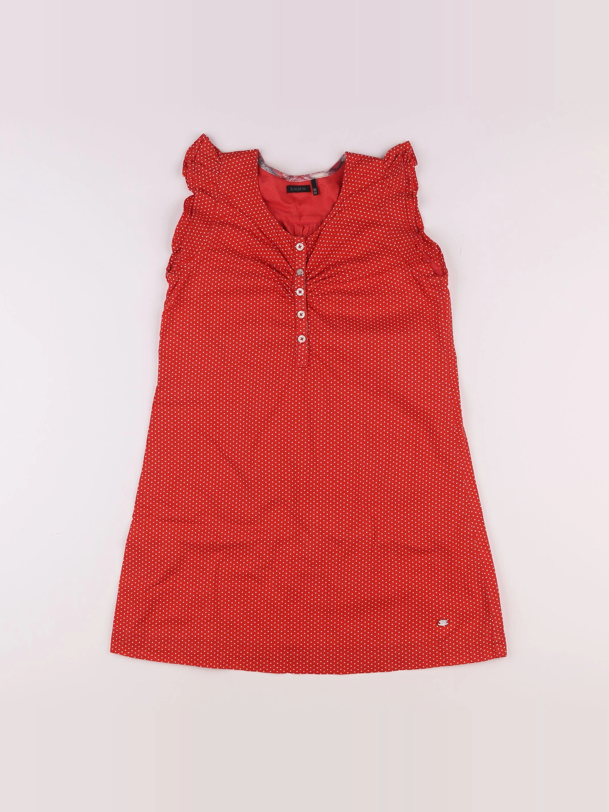 IKKS - robe rouge - 10 ans