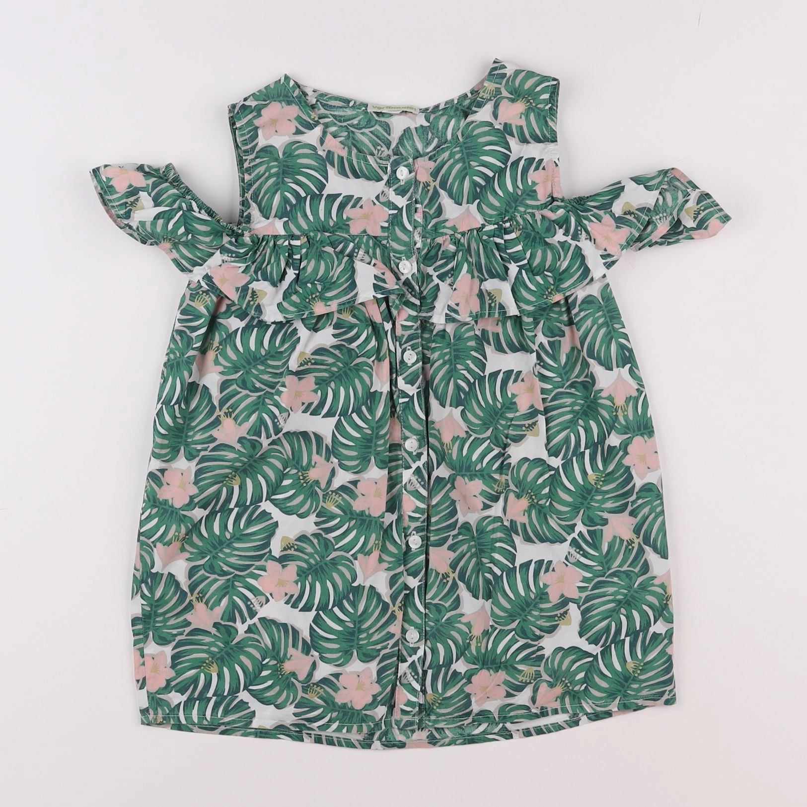 Vertbaudet - blouse multicolore - 9 ans