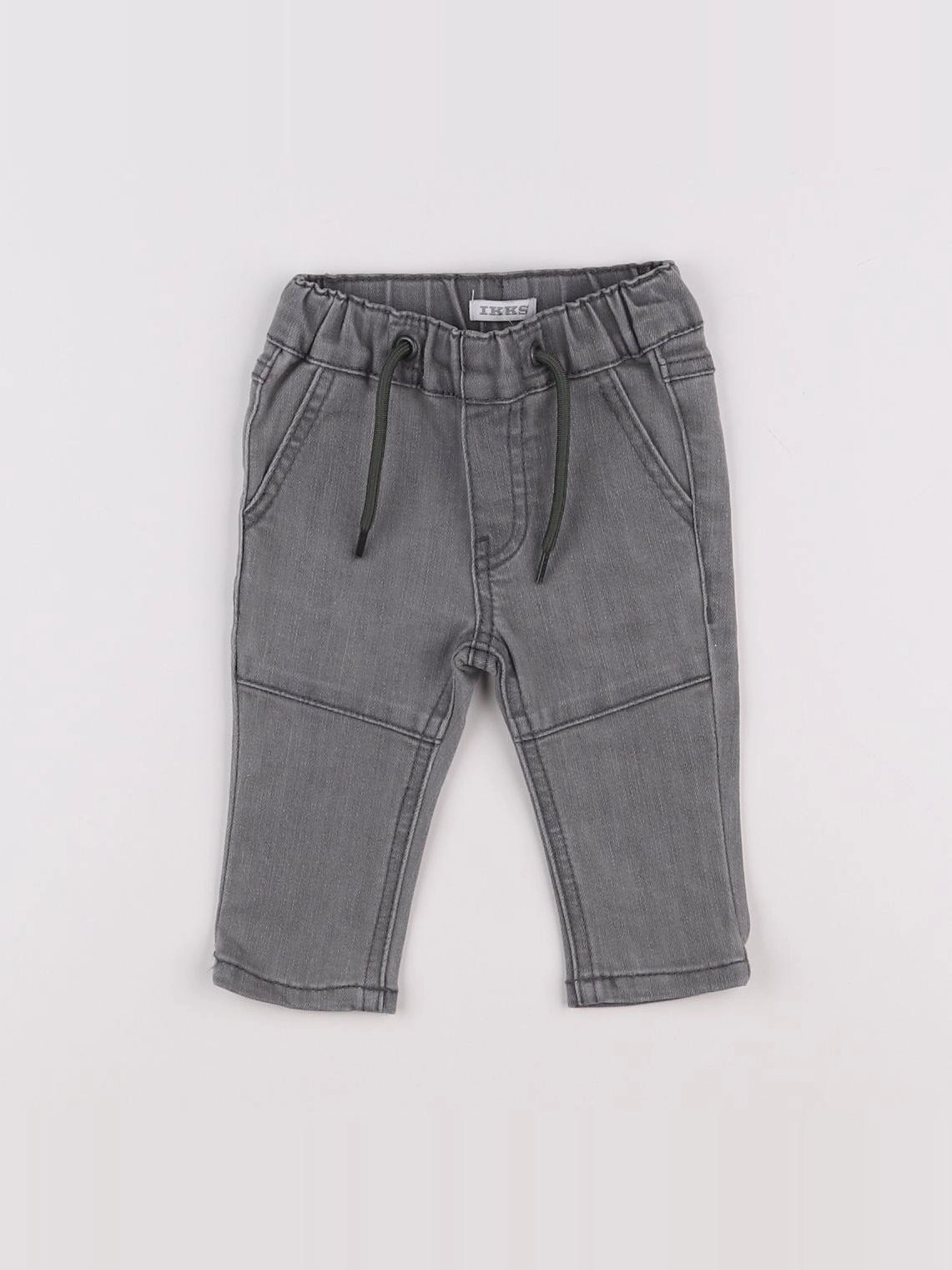 IKKS - jean gris - 3 mois
