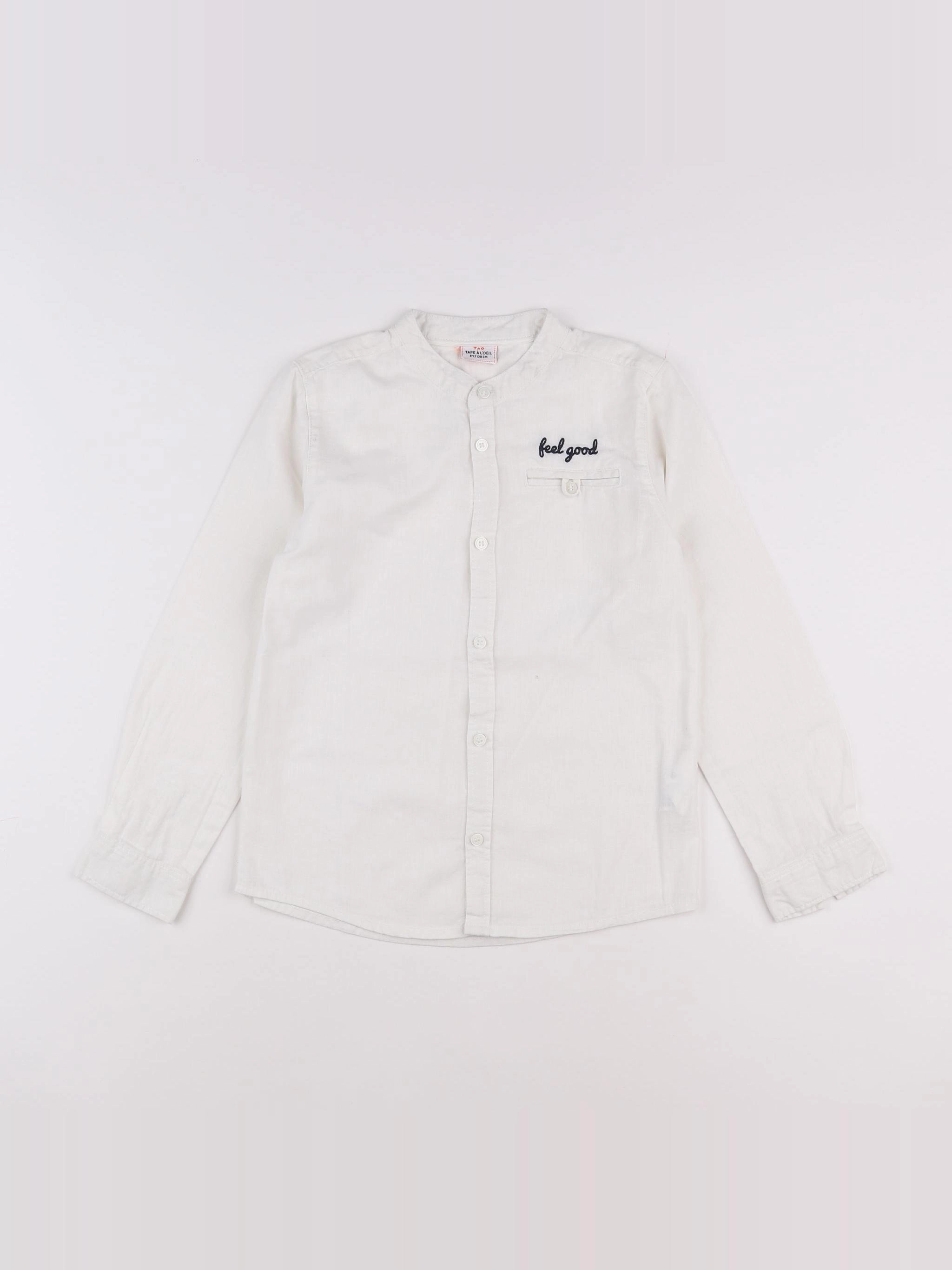 Tape à l'oeil - chemise blanc - 8 ans