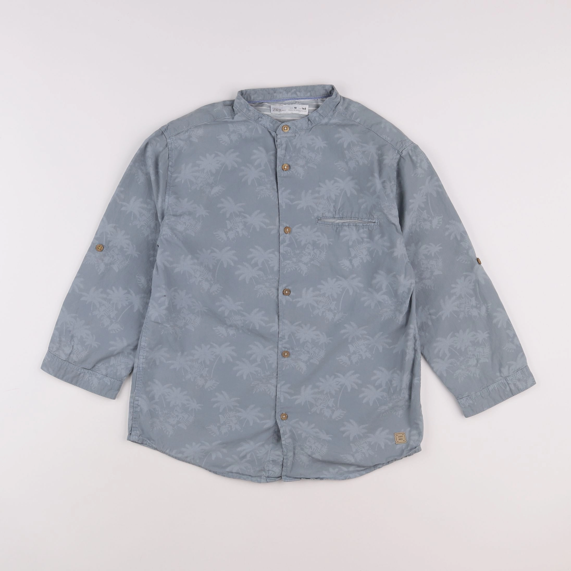 Zara - chemise bleu - 10 ans