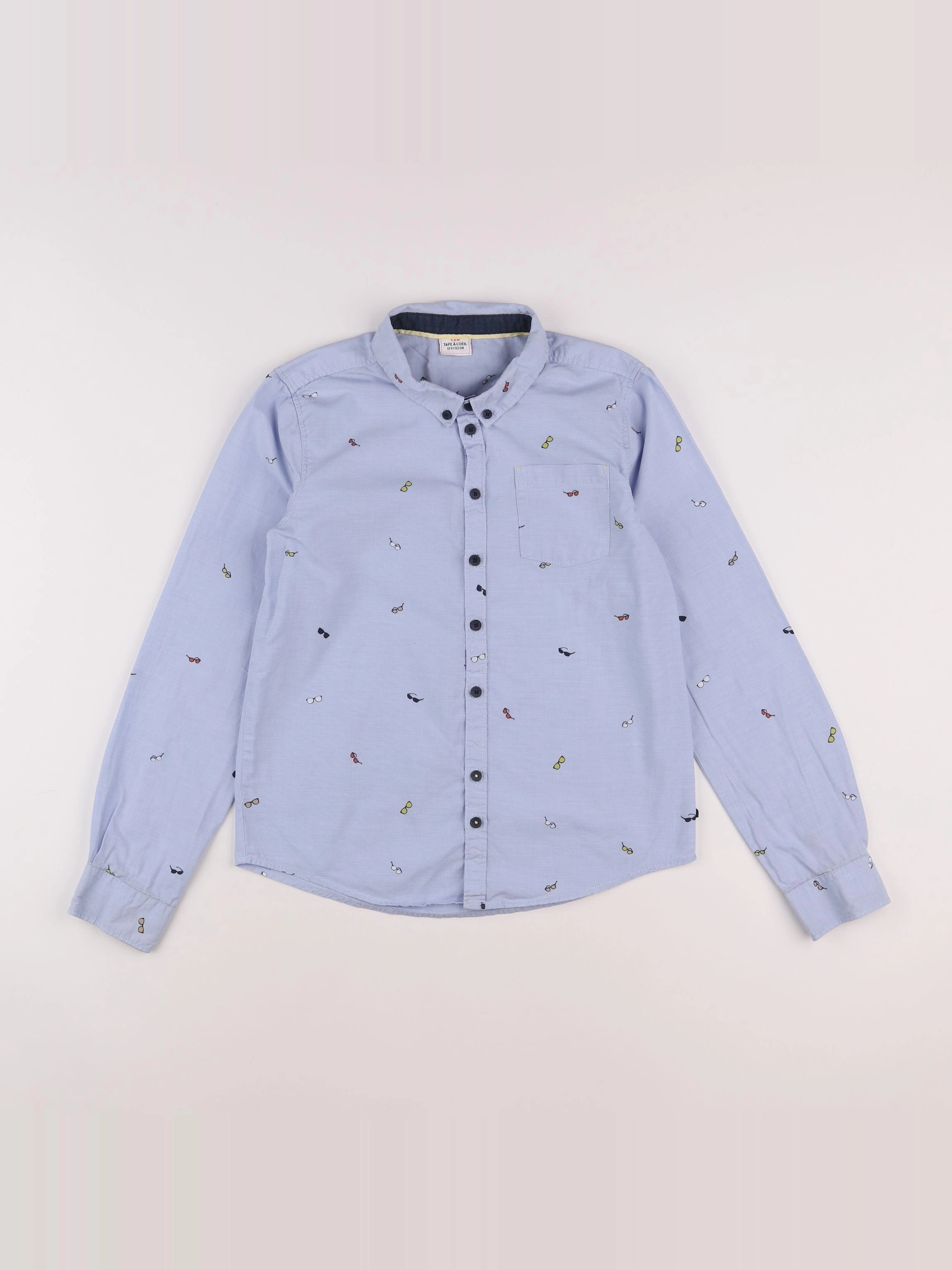 Tape à l'oeil - chemise bleu - 12 ans