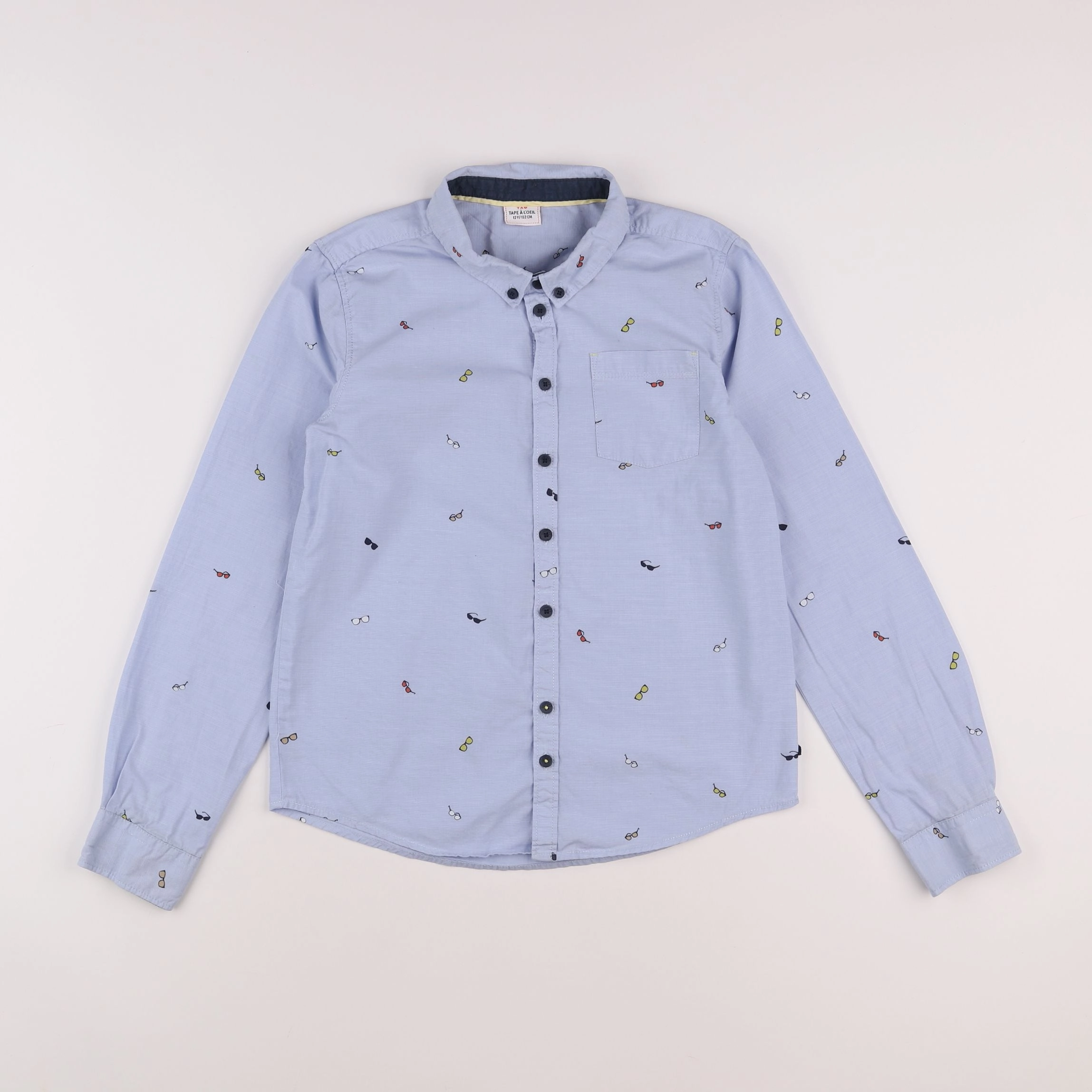 Tape à l'oeil - chemise bleu - 12 ans