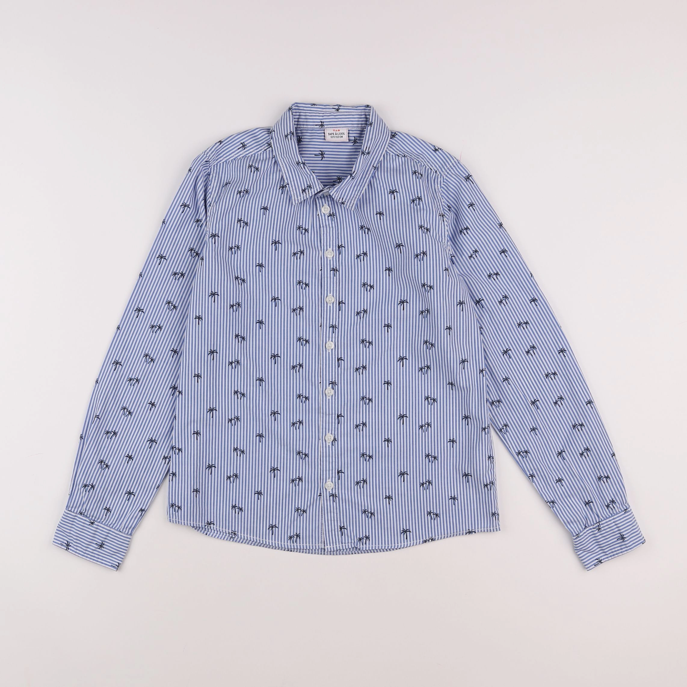 Tape à l'oeil - chemise bleu - 12 ans
