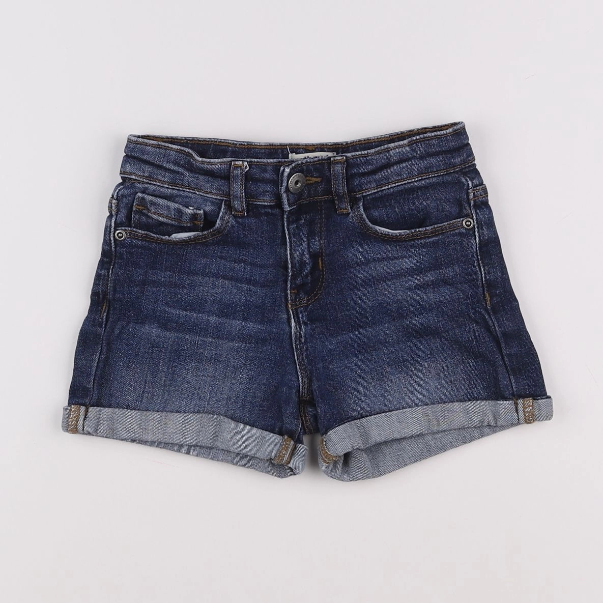 Vertbaudet - short bleu - 7 ans