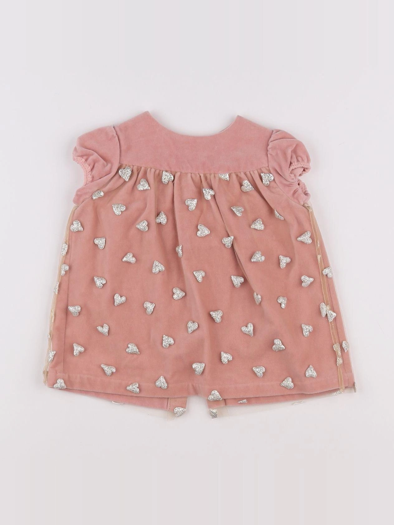 Bonton - robe rose - 6 mois