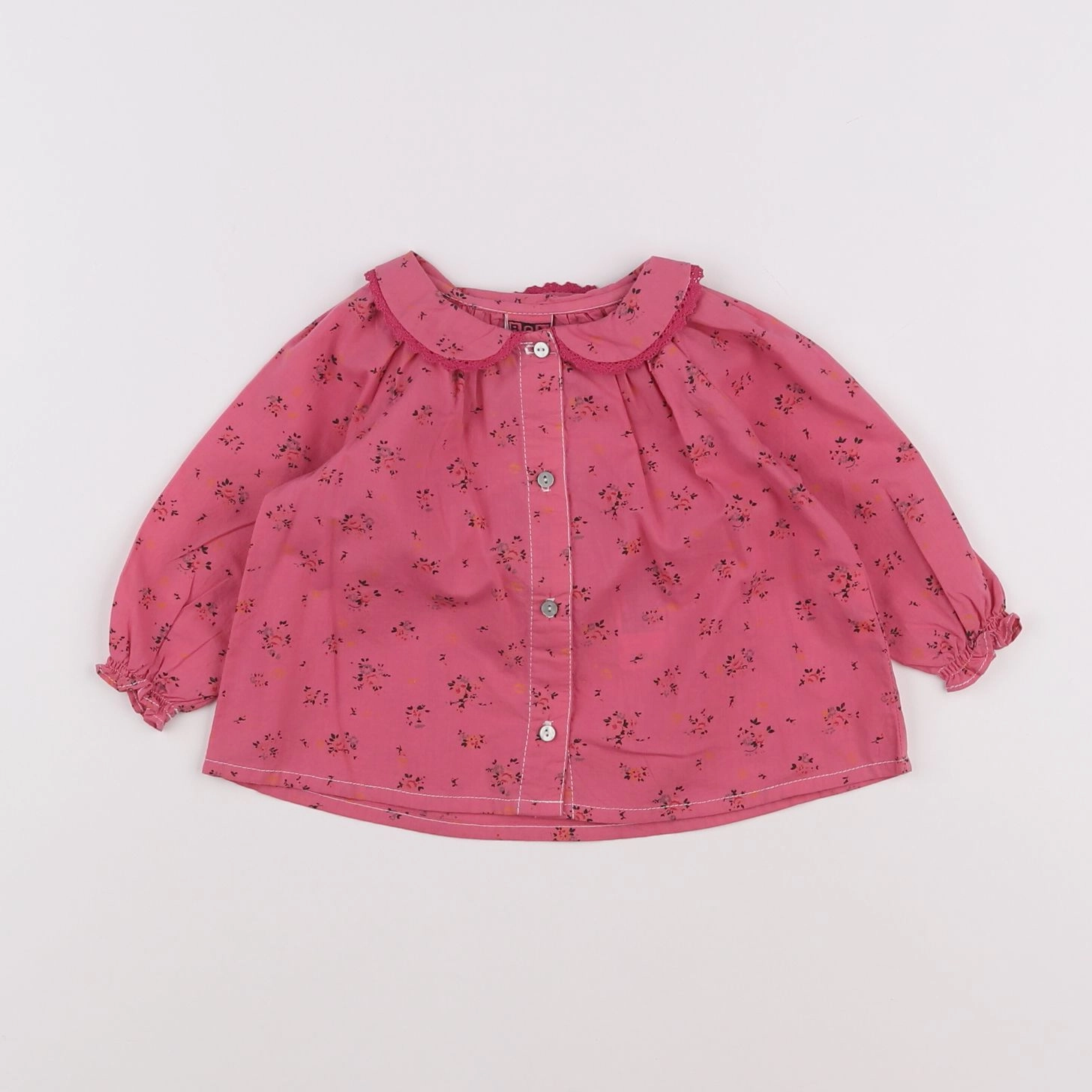 Bonton - blouse rose - 6 mois