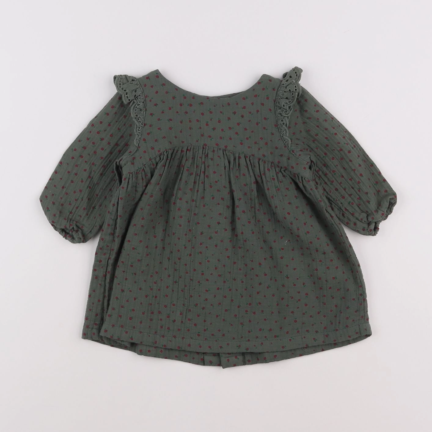 Bonton - robe vert - 6 mois