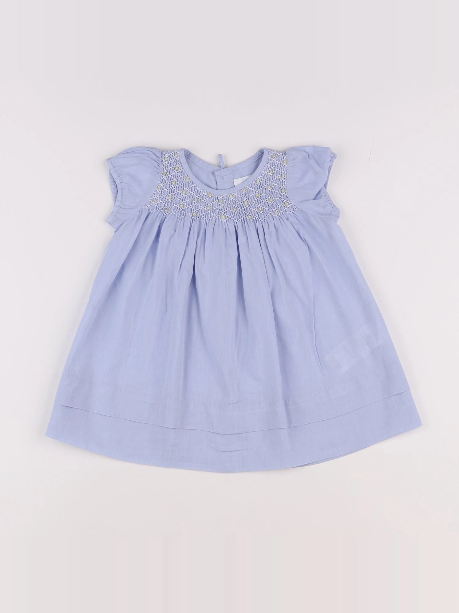 Jacadi - blouse bleu - 6 mois
