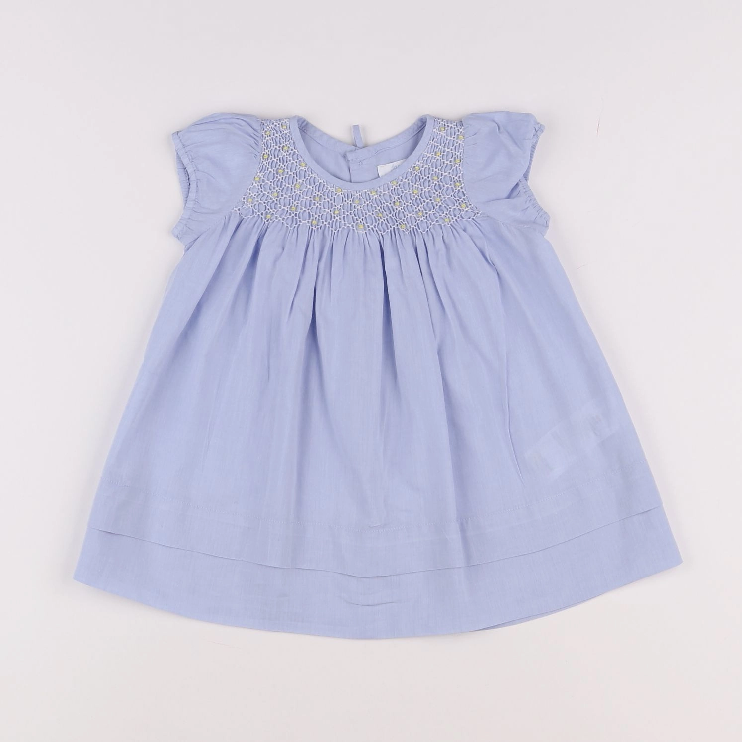 Jacadi - blouse bleu - 6 mois