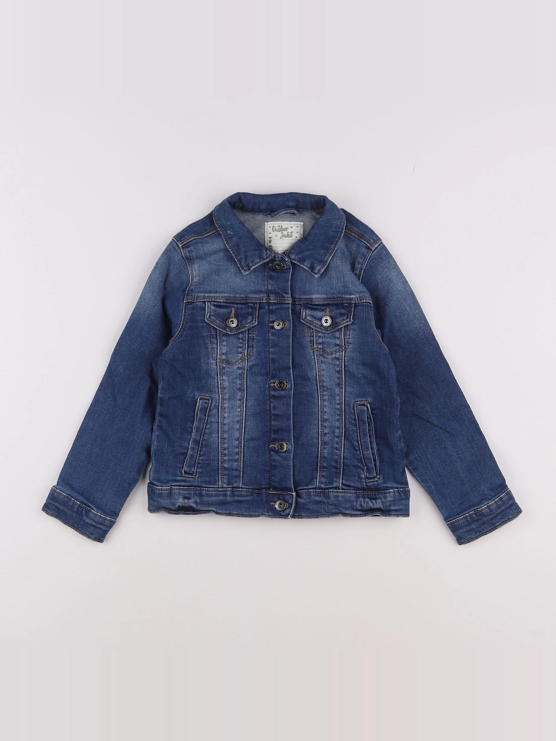 Vertbaudet - veste bleu - 6 ans