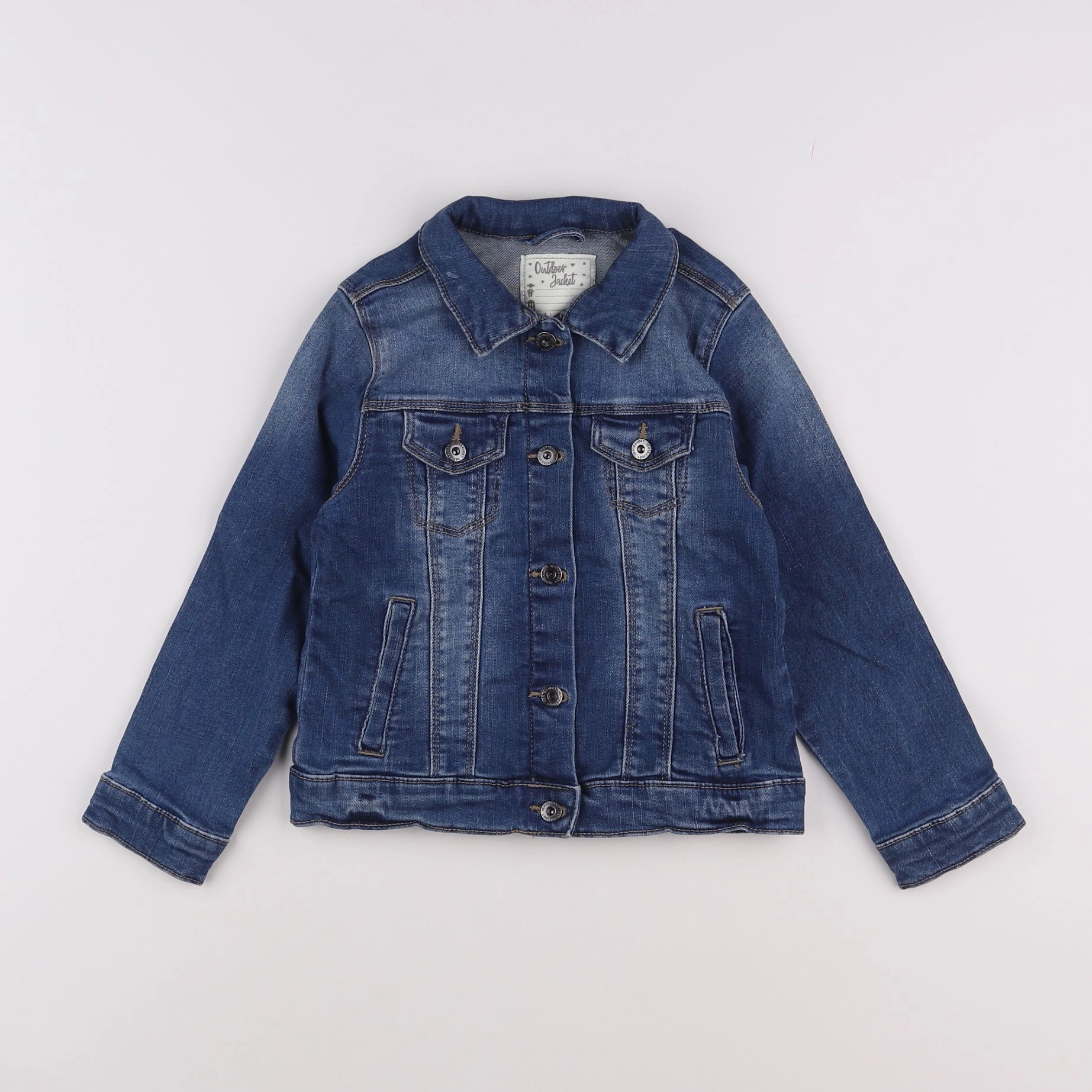 Vertbaudet - veste bleu - 6 ans