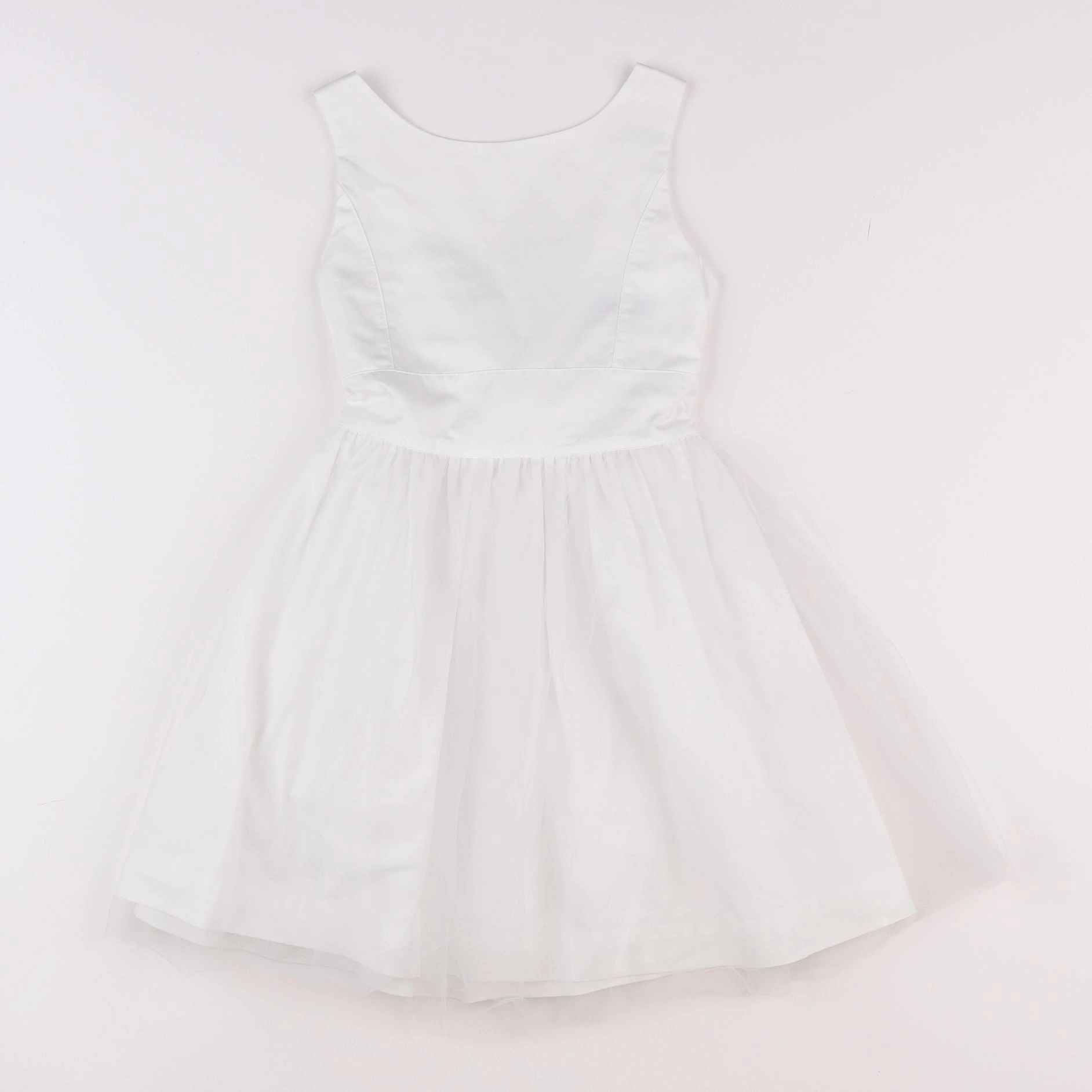 Vertbaudet - robe blanc - 6 ans