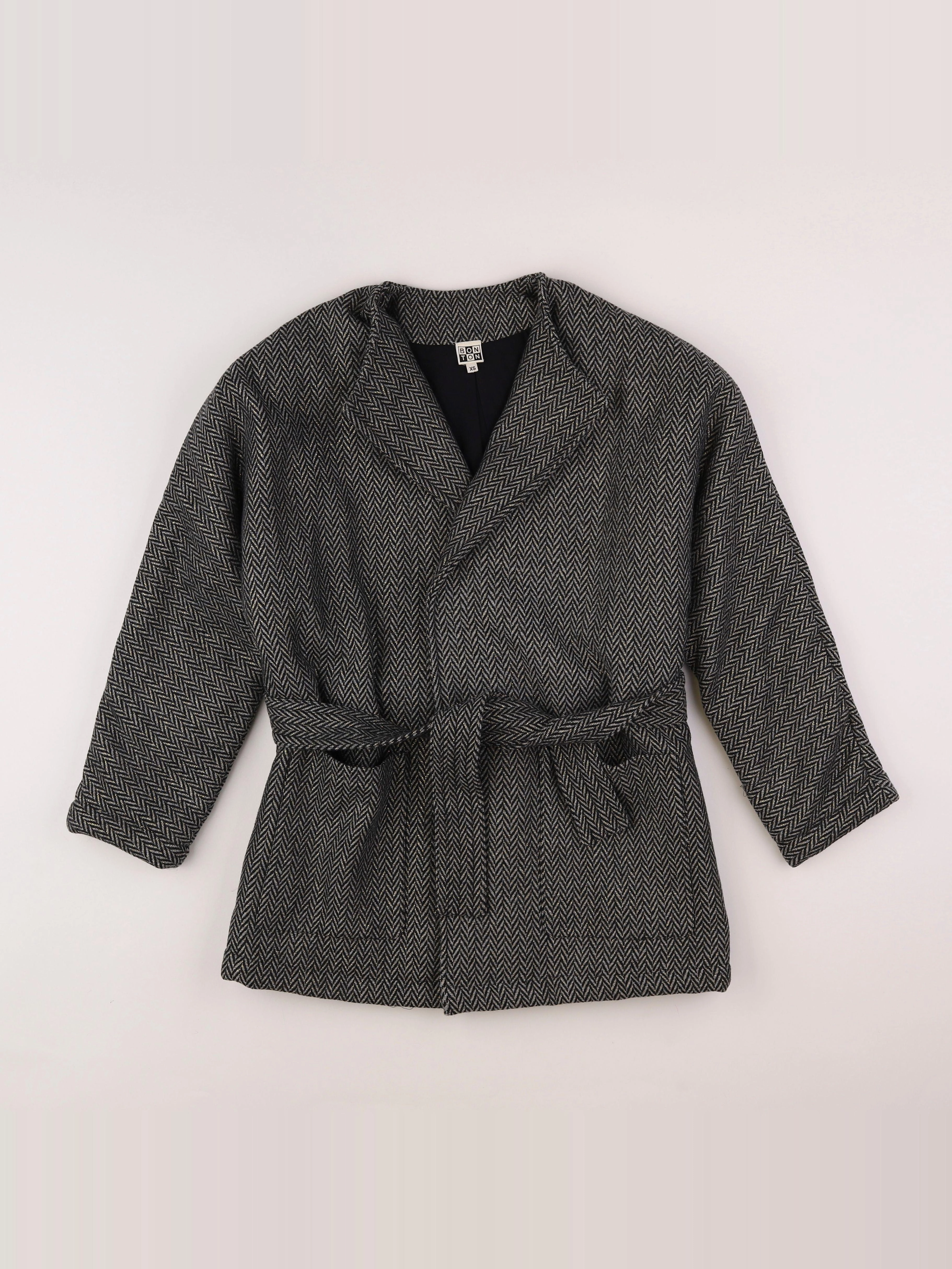 Bonton - manteau multicolore - 14 ans