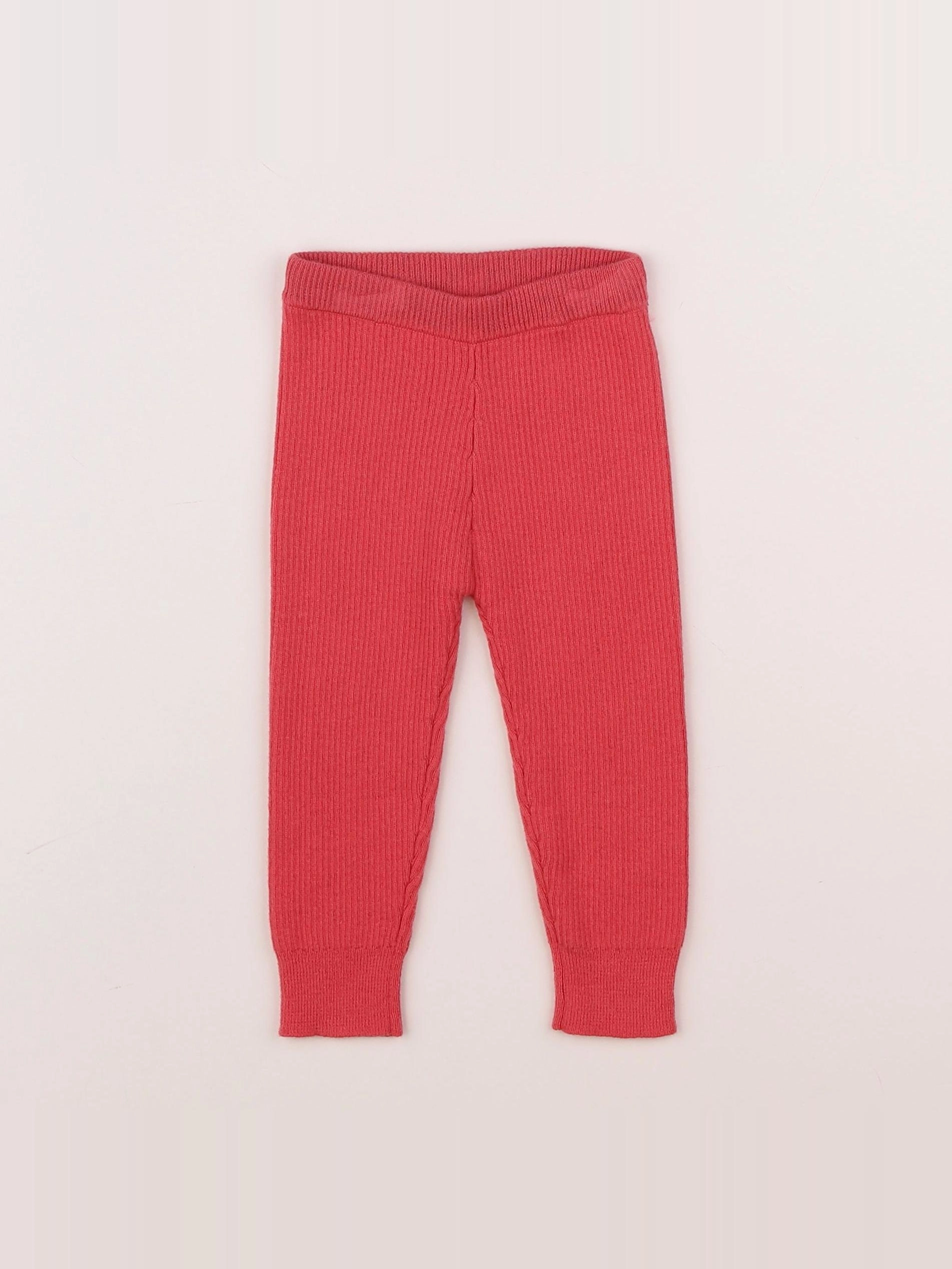 Bonton - legging rose - 6 mois