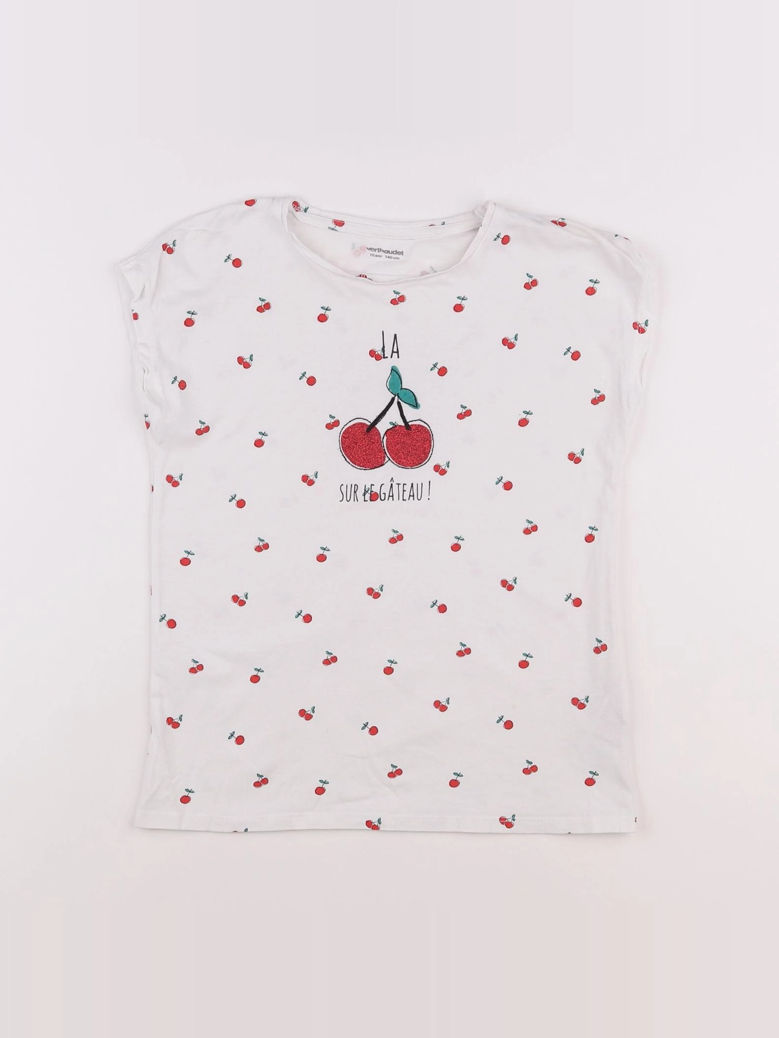 Vertbaudet - tee-shirt multicolore - 10 ans