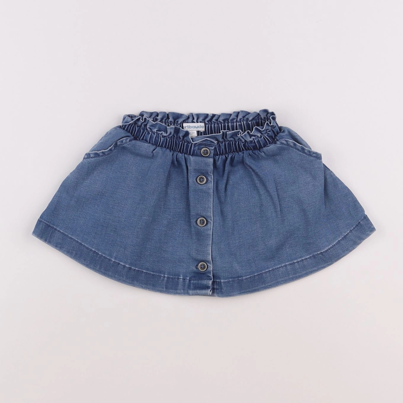 Vertbaudet - jupe bleu - 18 mois