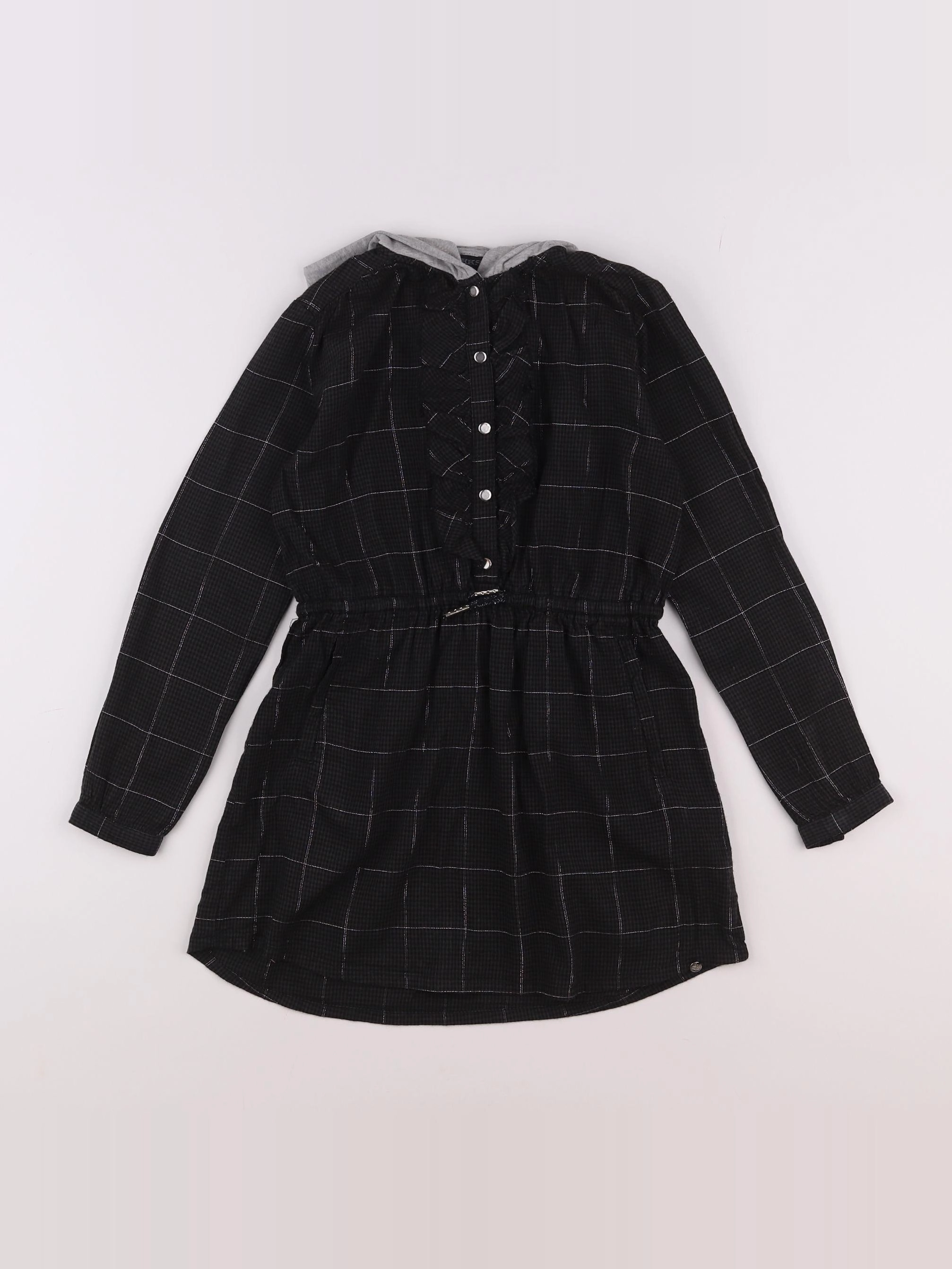 IKKS - robe gris - 8 ans