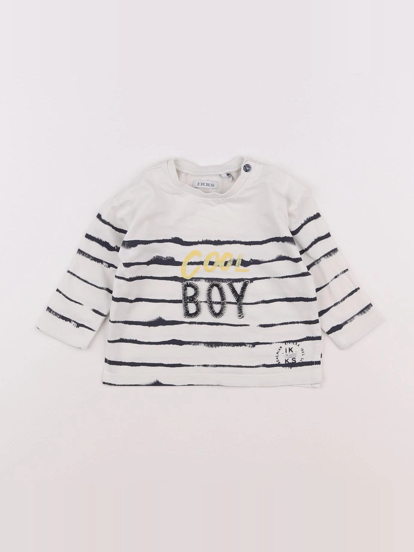 IKKS - tee-shirt blanc - 6 mois