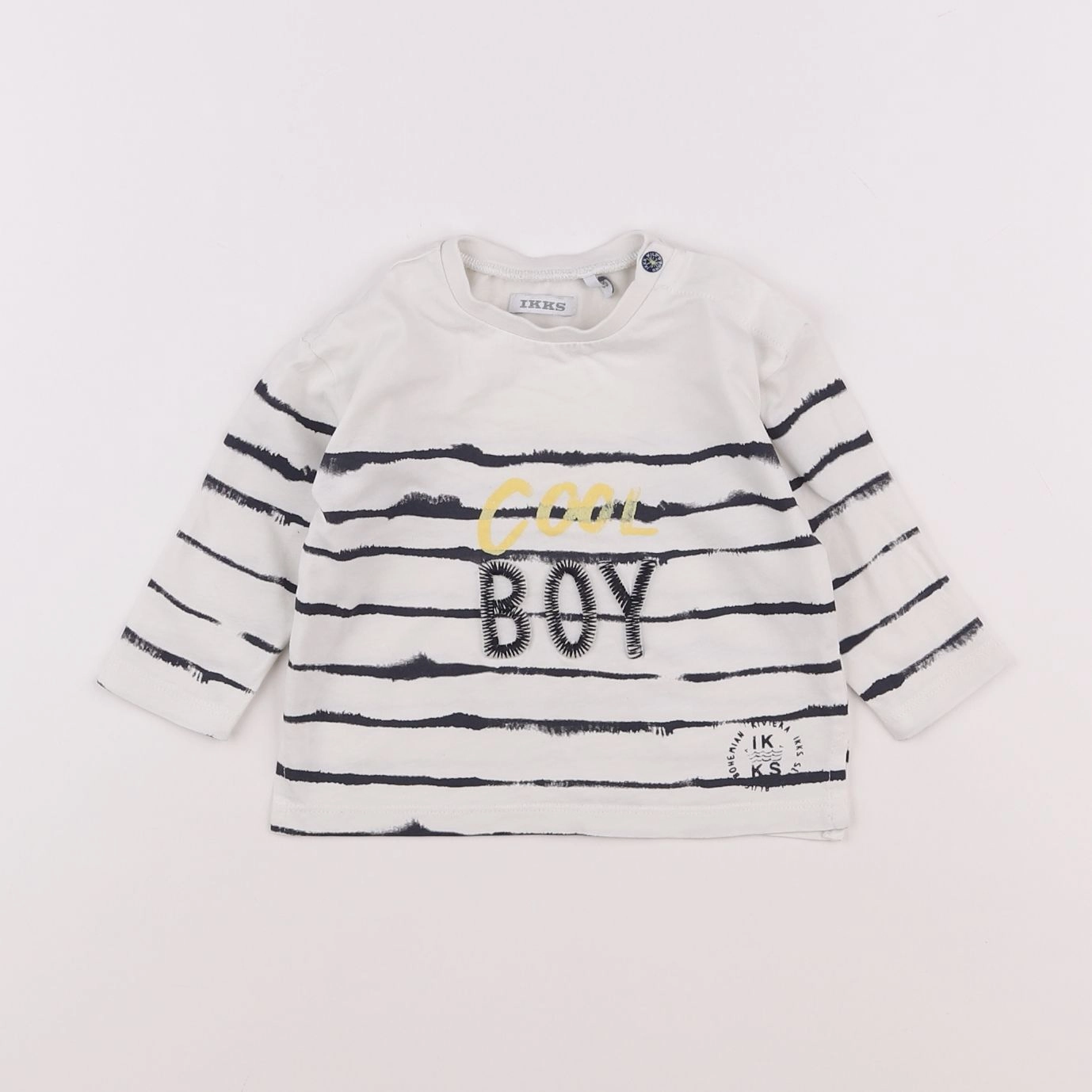 IKKS - tee-shirt blanc - 6 mois