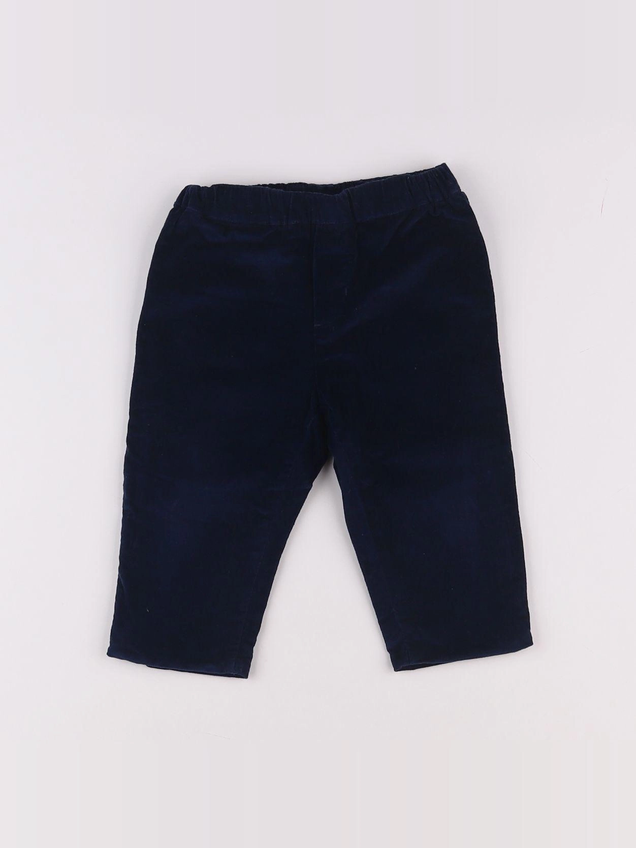 Jacadi - pantalon bleu - 12 mois