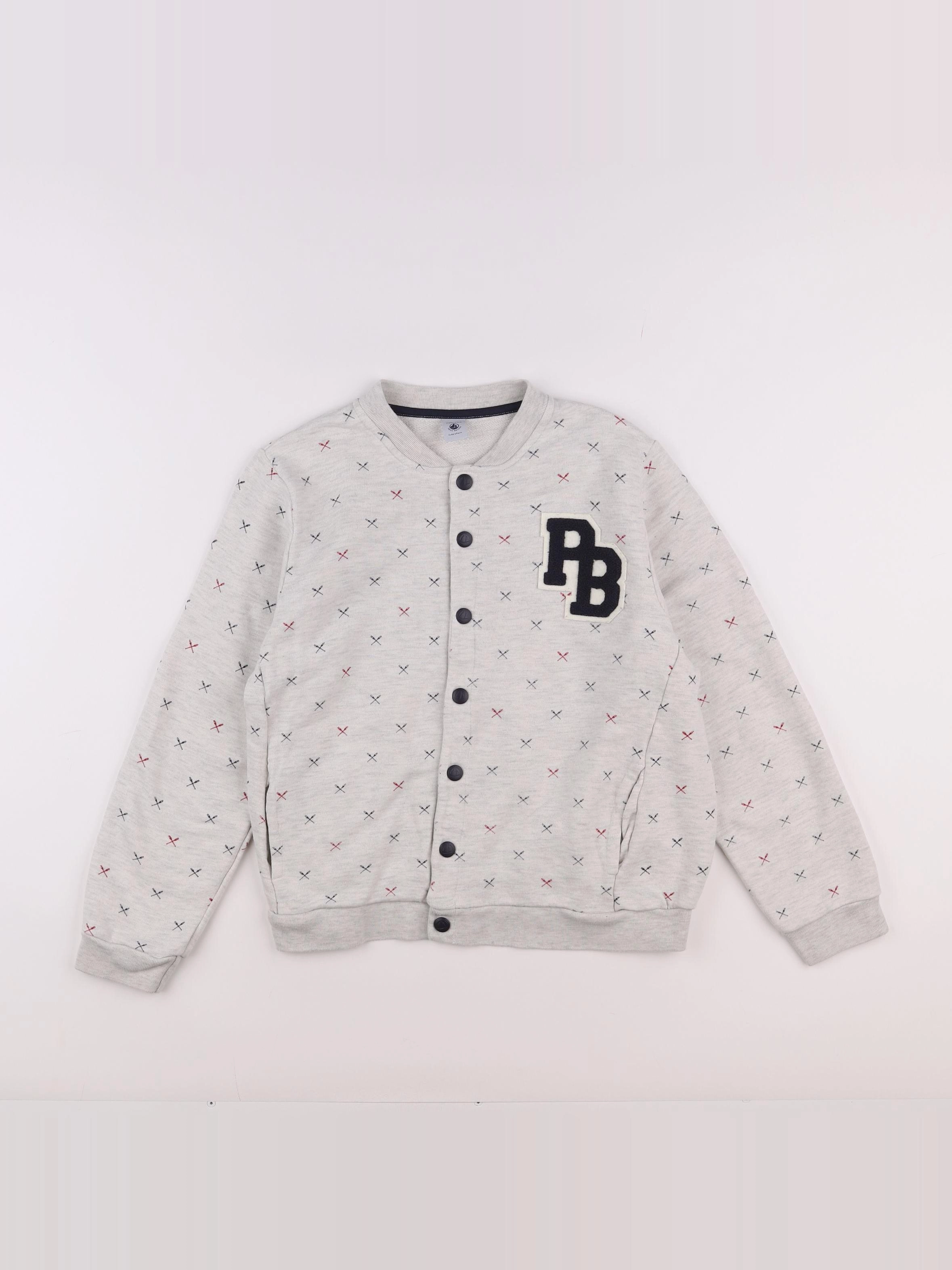 Petit Bateau - veste gris - 12 ans