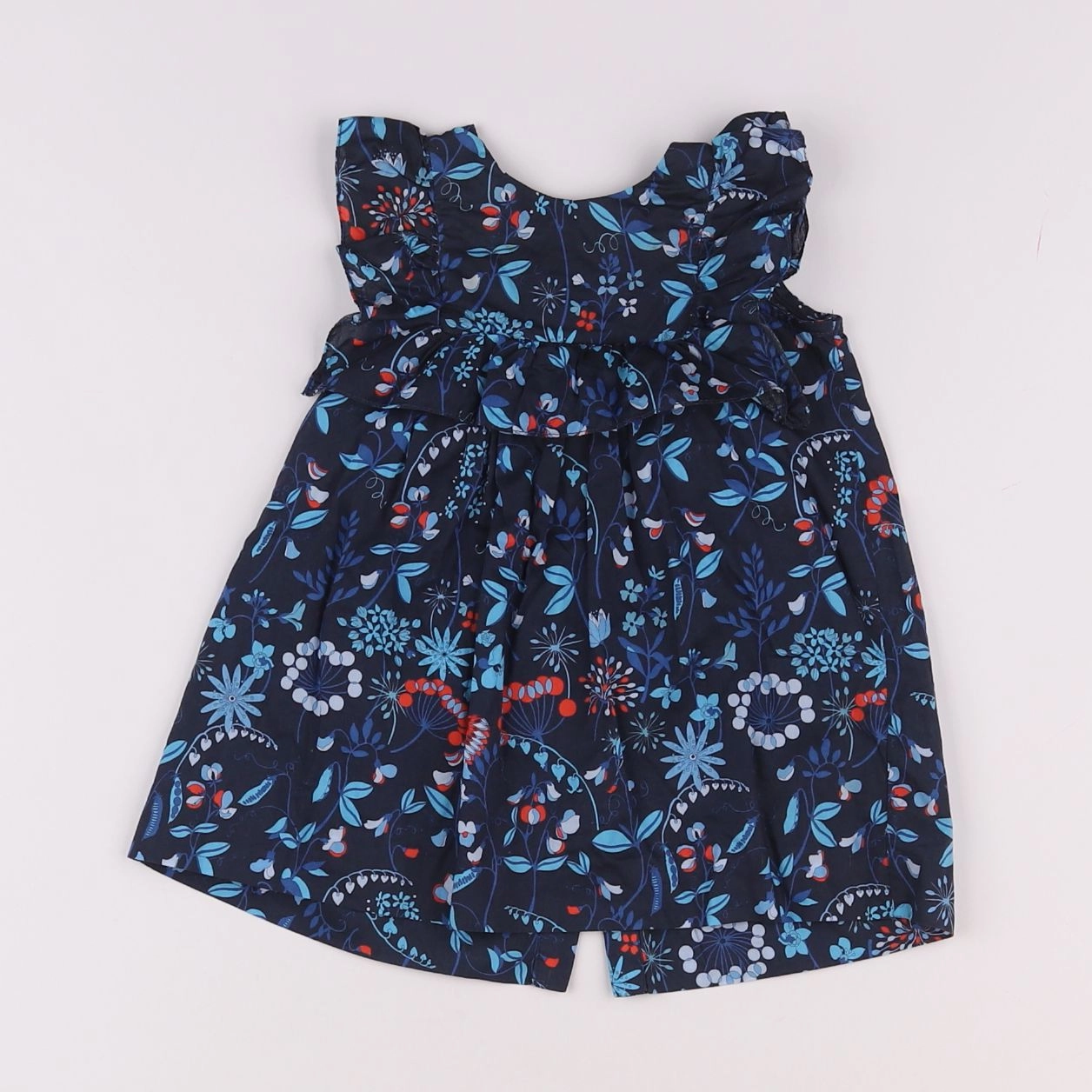 Jacadi - robe bleu - 6 mois