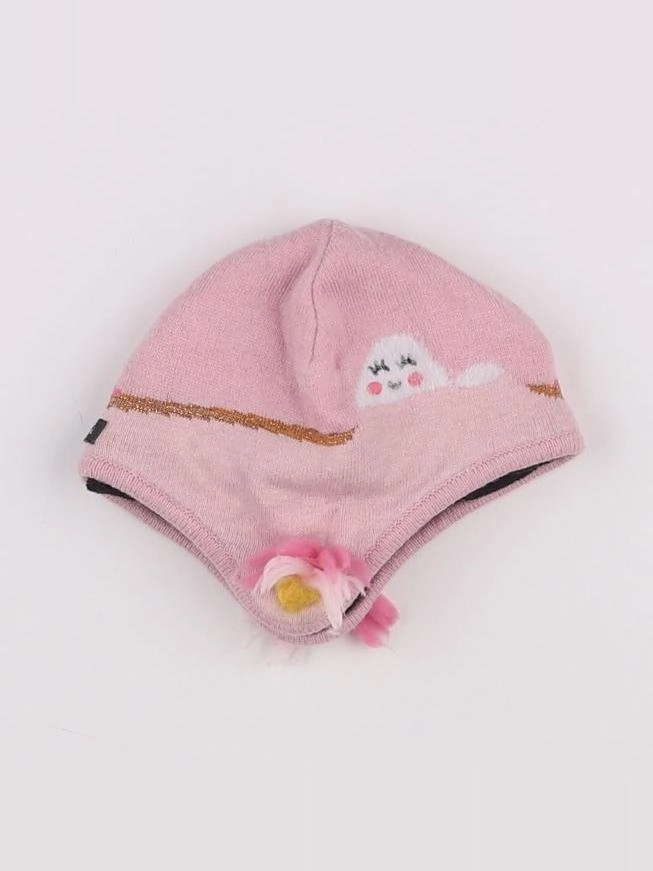 Catimini - bonnet rose - 6/12 mois