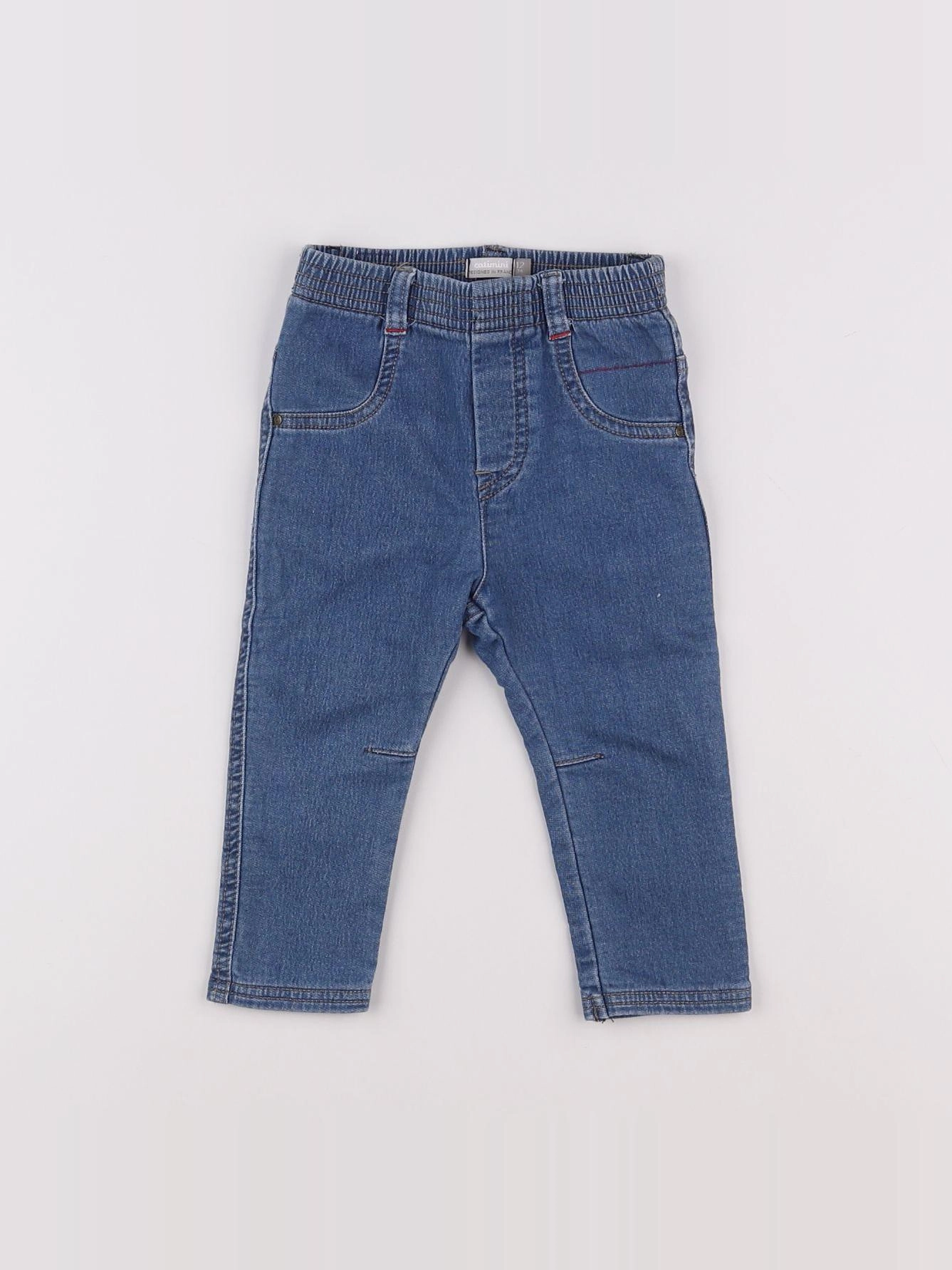 Catimini - jegging bleu - 12 mois
