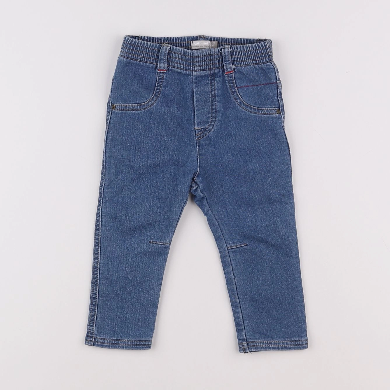 Catimini - jegging bleu - 12 mois