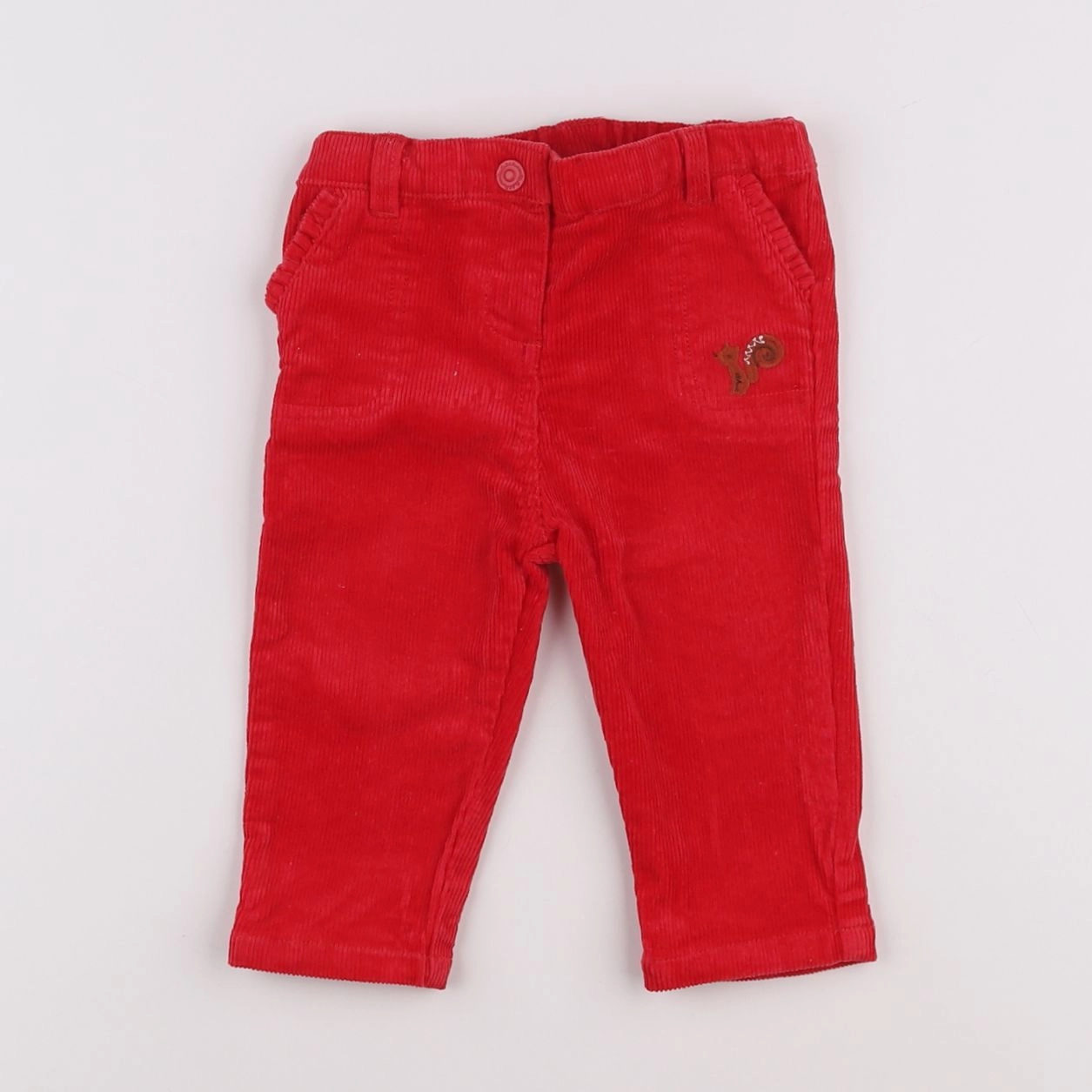 Cadet Rousselle - pantalon rouge - 12 mois