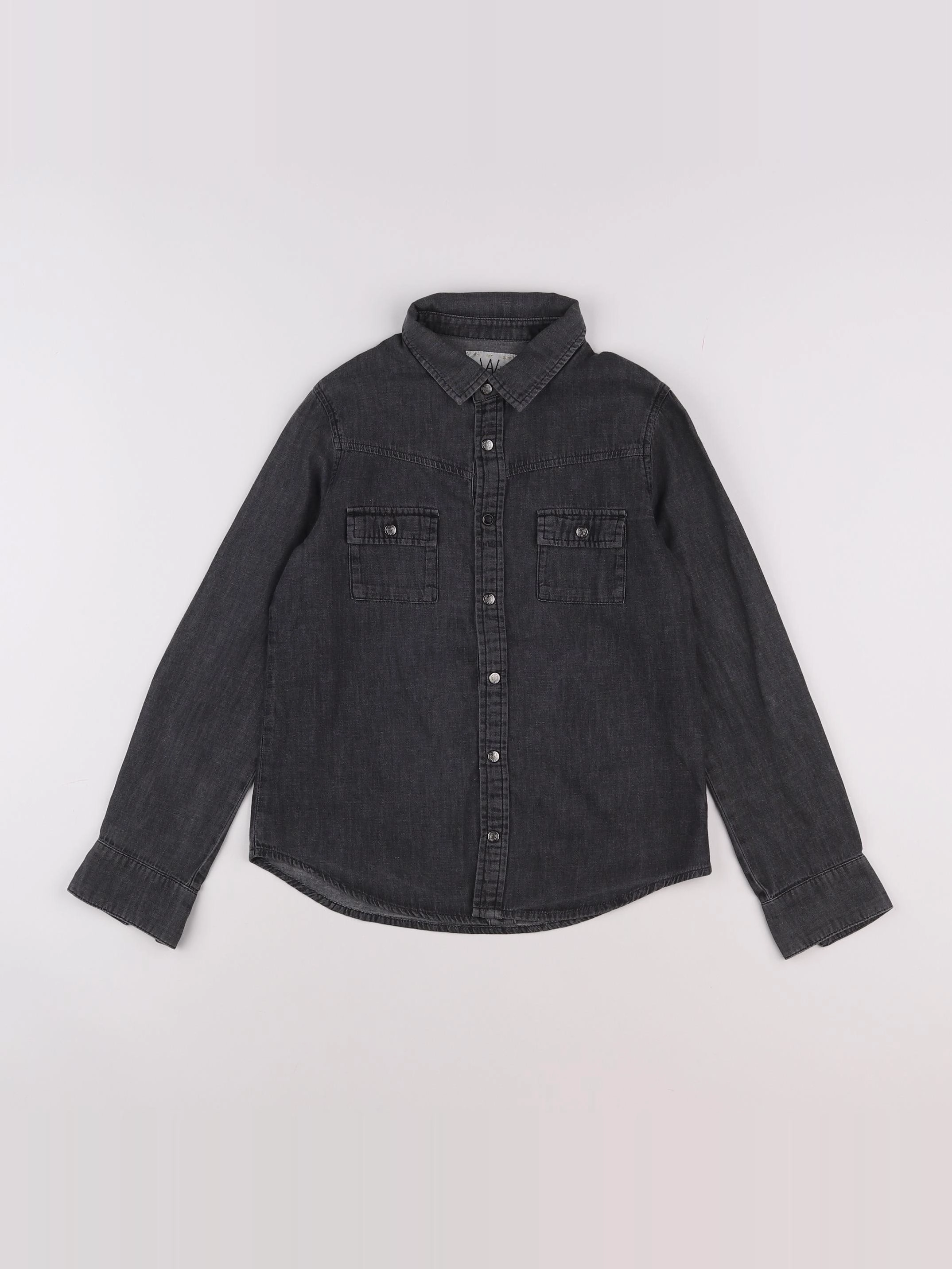 IKKS - chemise noir - 10 ans