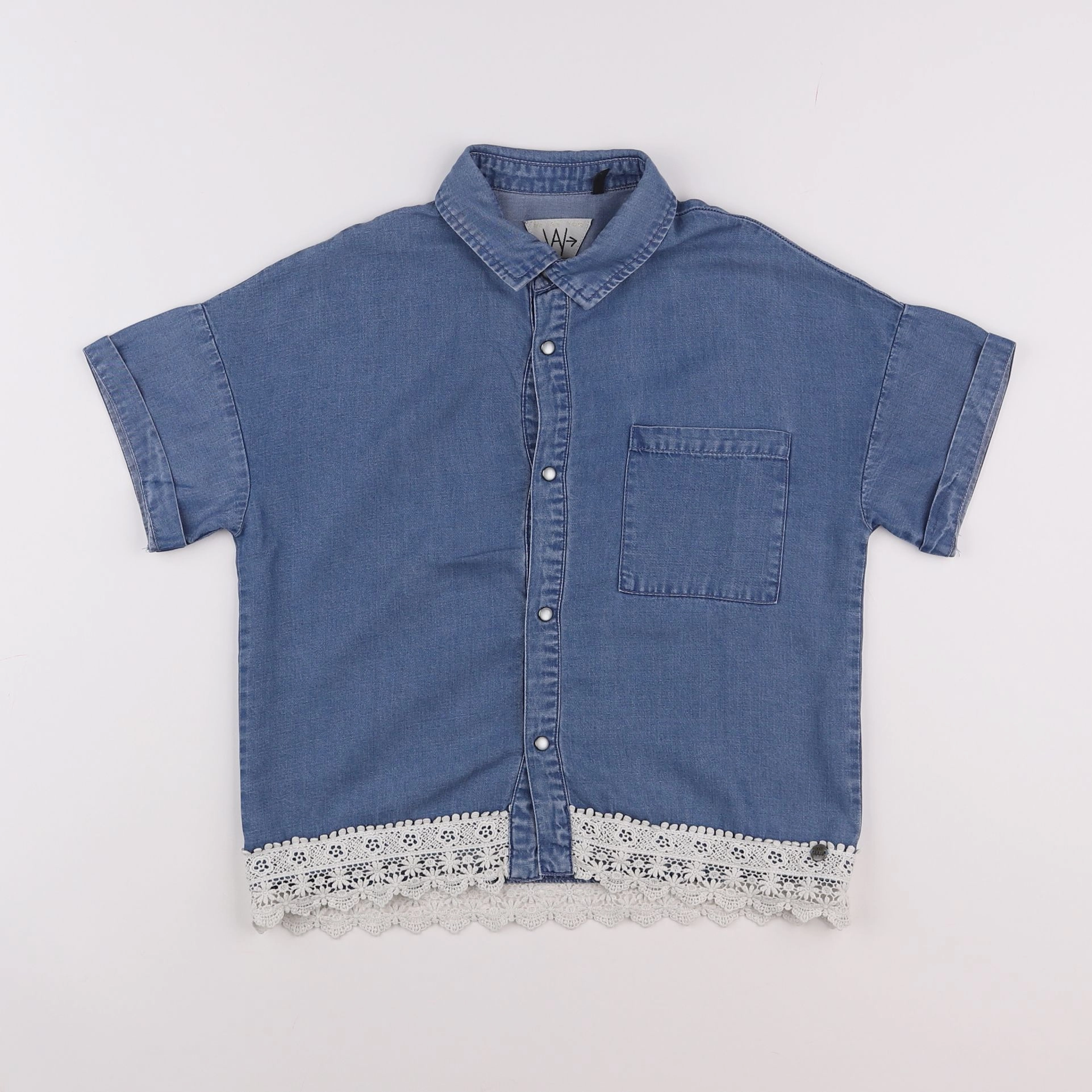 IKKS - chemise bleu - 10 ans