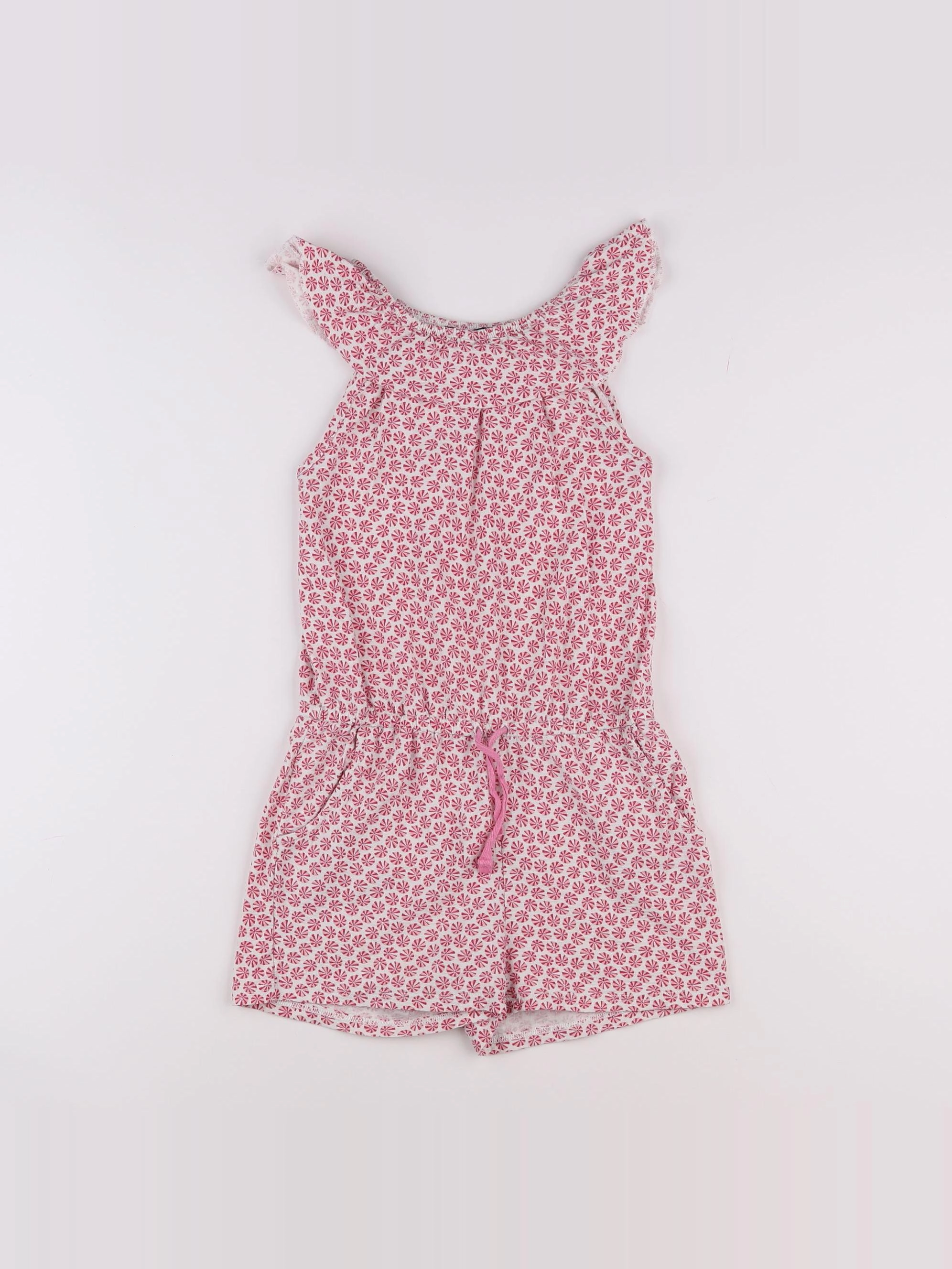 Okaidi - combinaison rose - 8 ans