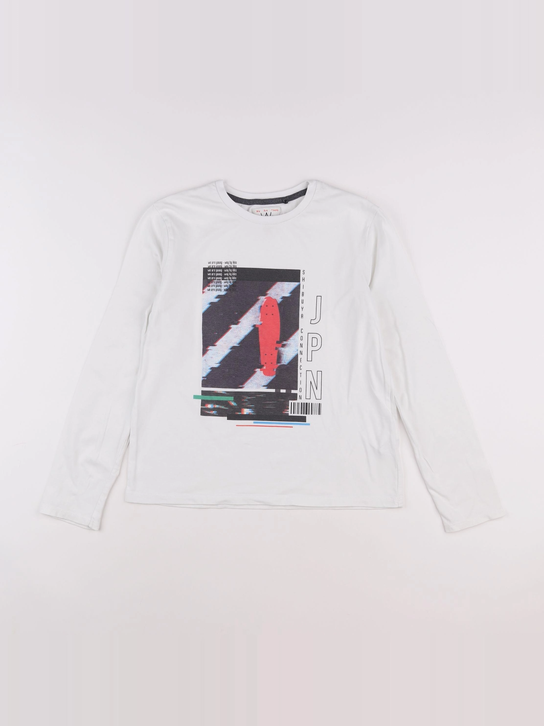 IKKS - tee-shirt blanc - 12 ans