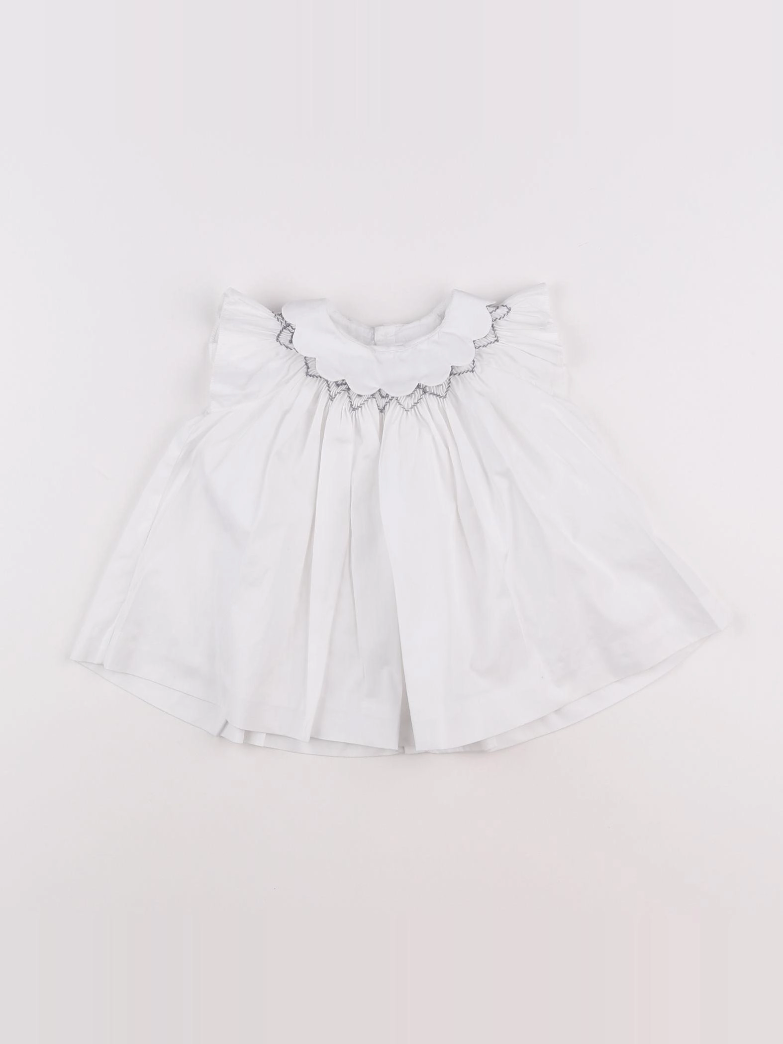 Jacadi - robe blanc - 6 mois