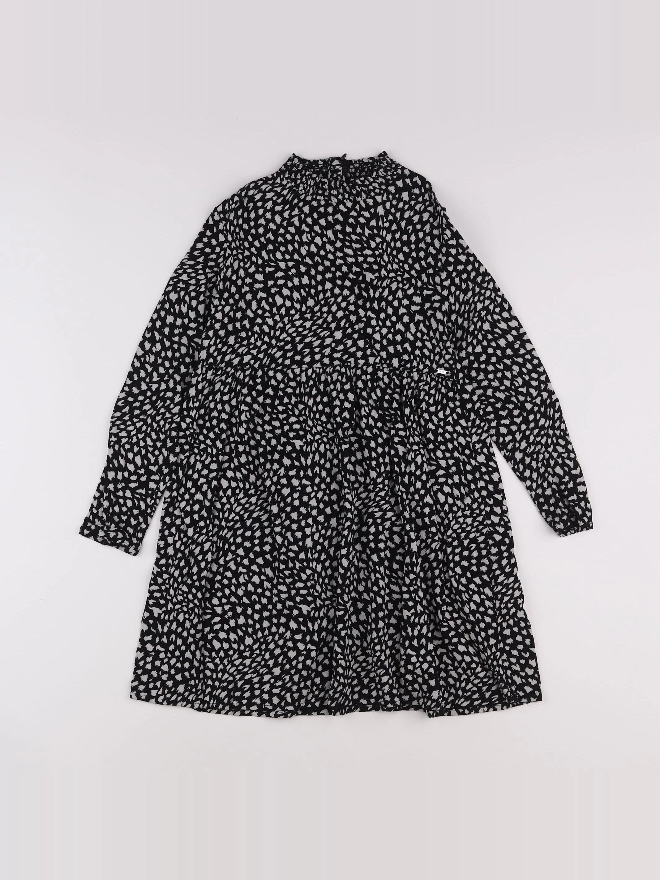 IKKS - robe noir - 8 ans