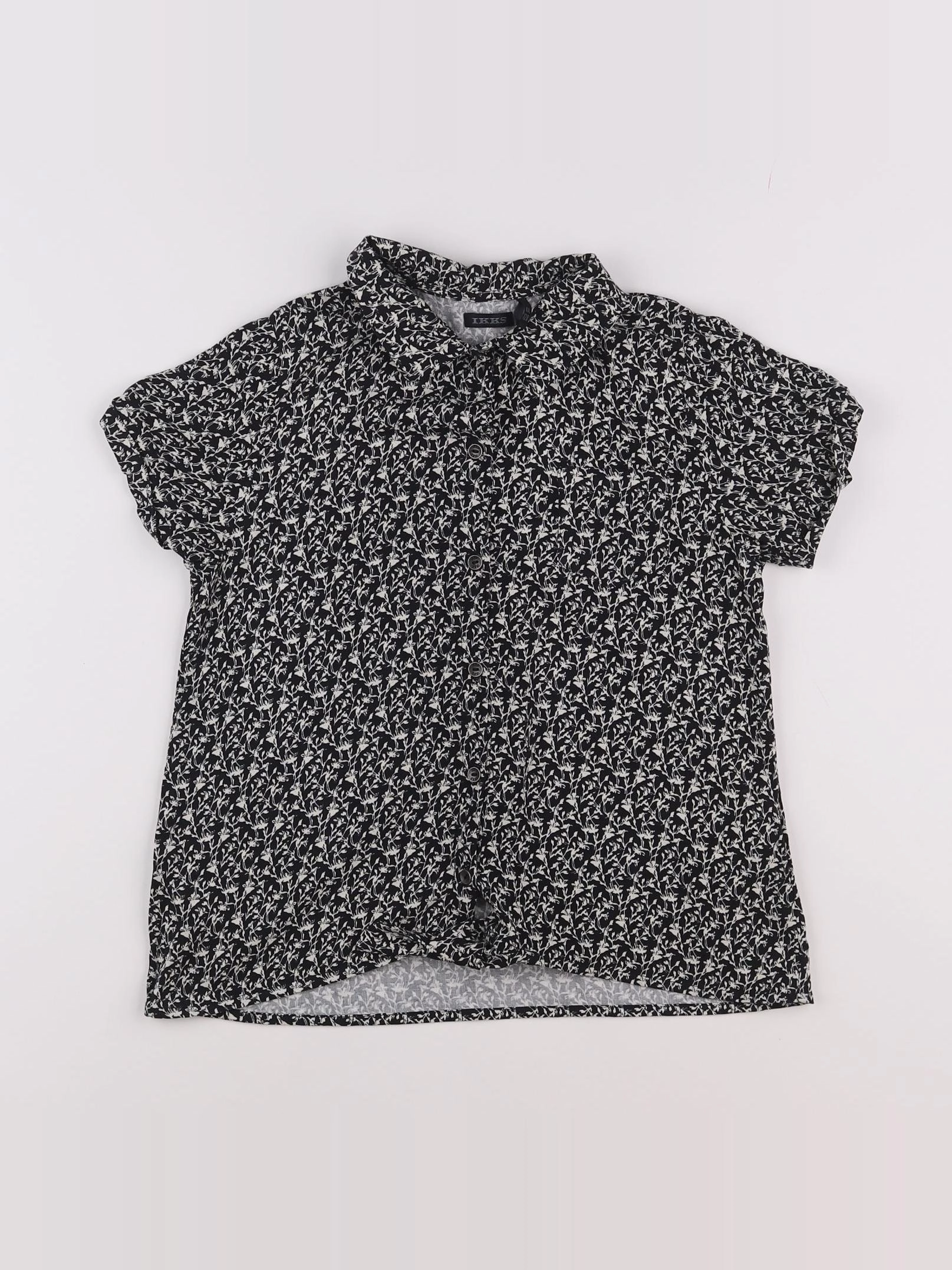 IKKS - chemise noir - 8 ans