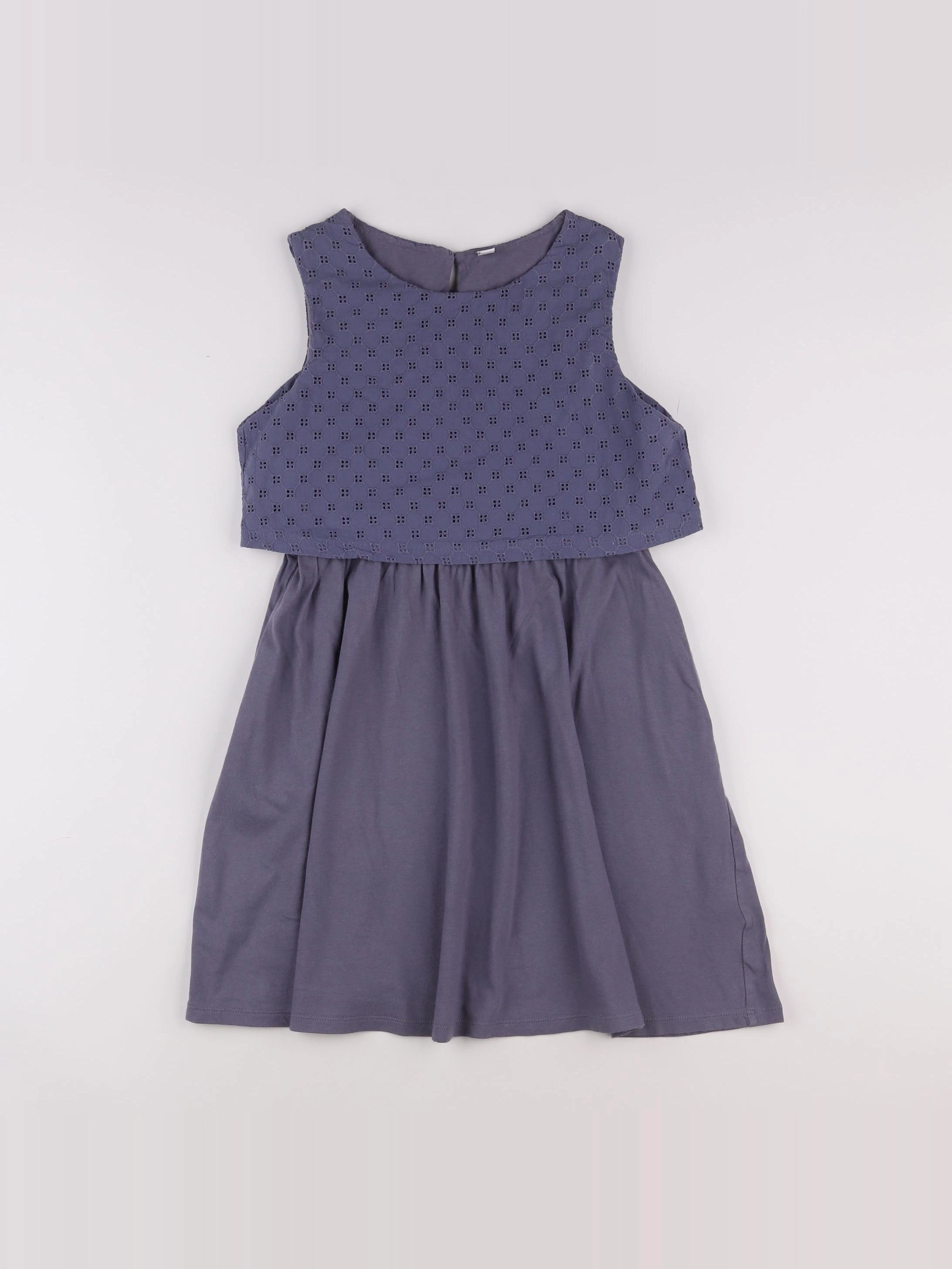Uniqlo - robe bleu - 11 ans